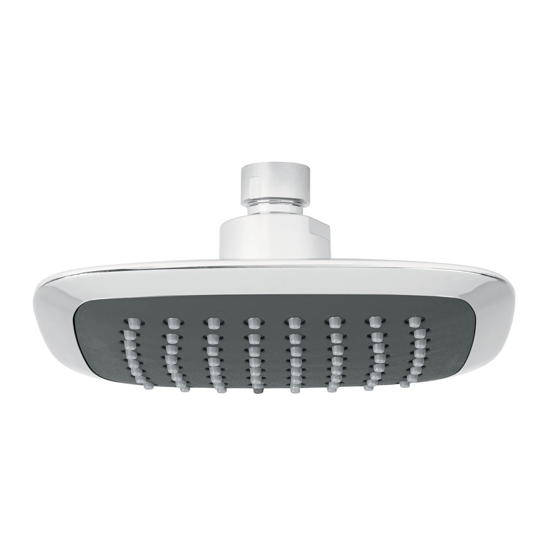 Regadera cuadrada 6", ABS, sin brazo, cromo, AERO