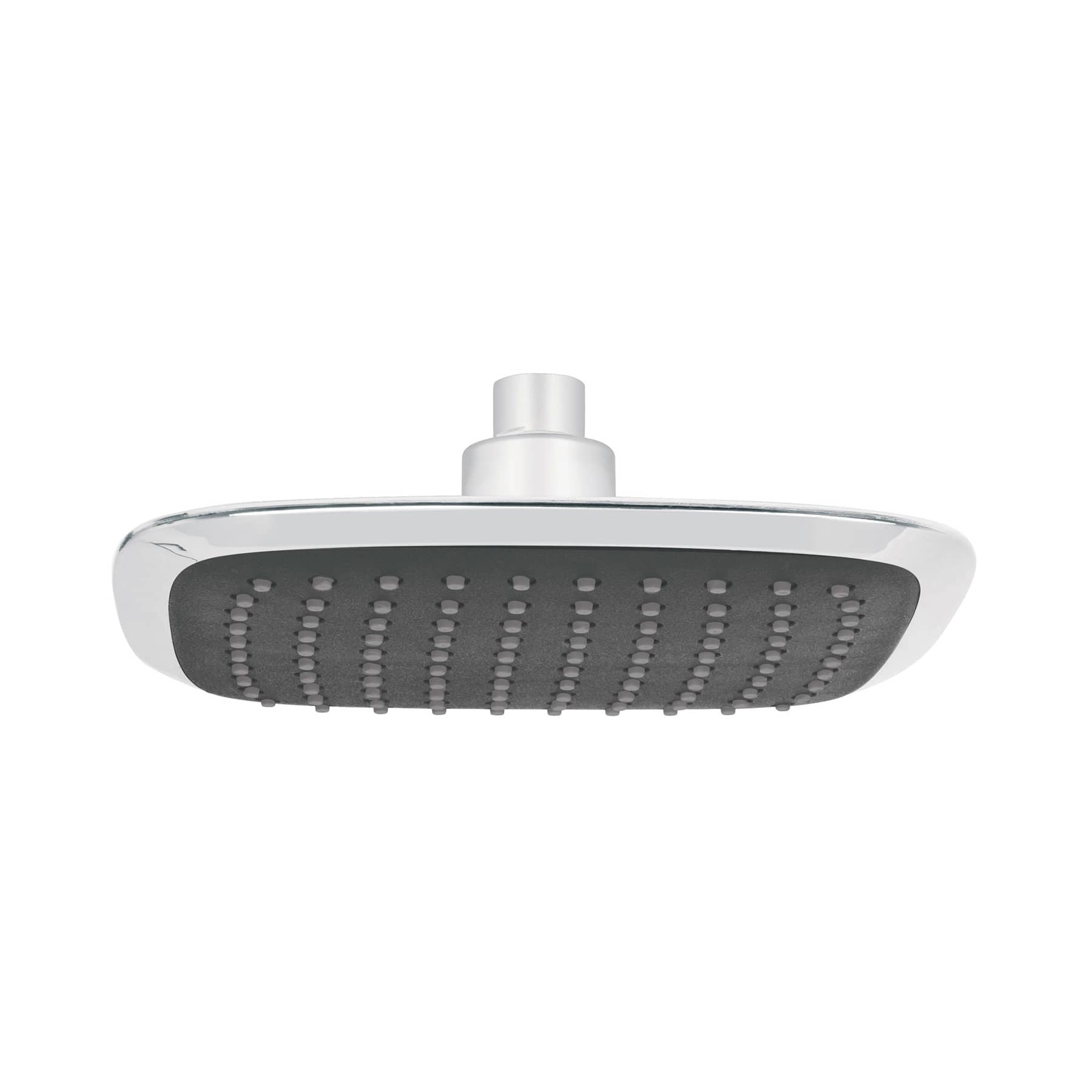 Regadera cuadrada 8", ABS, sin brazo, cromo, AERO