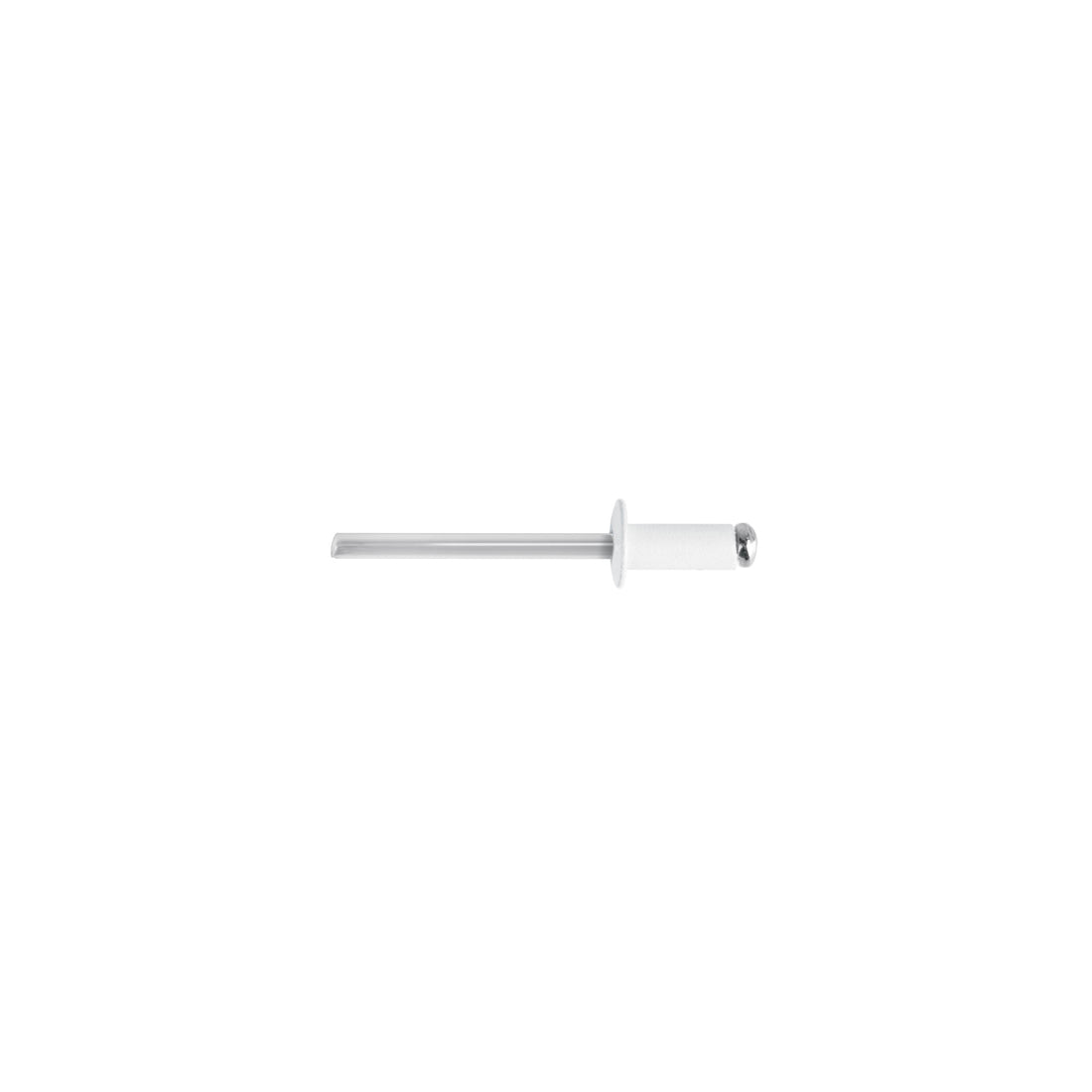 Bolsa c/50 remaches 3/16"x1/4" blancos de aluminio, ala 3/8"