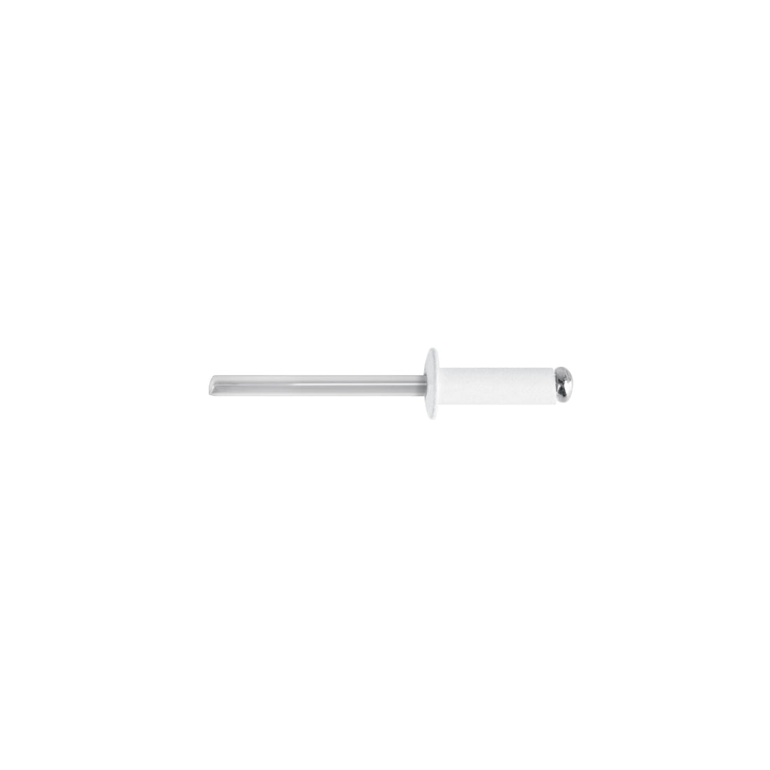 Bolsa c/50 remaches 3/16"x1/2" blancos de aluminio, ala 3/8"