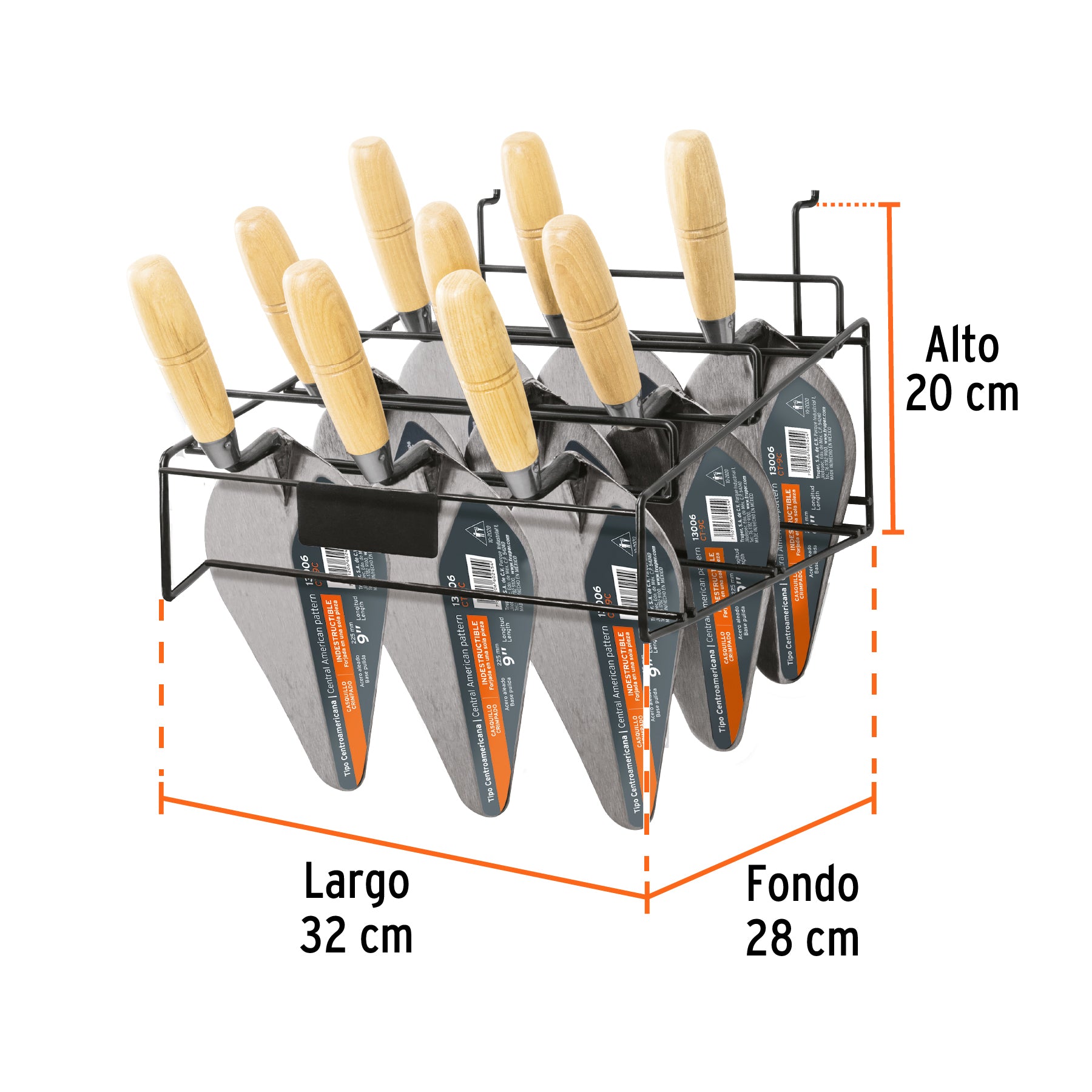 Rack para cucharas y/o llanas, TRUPER
