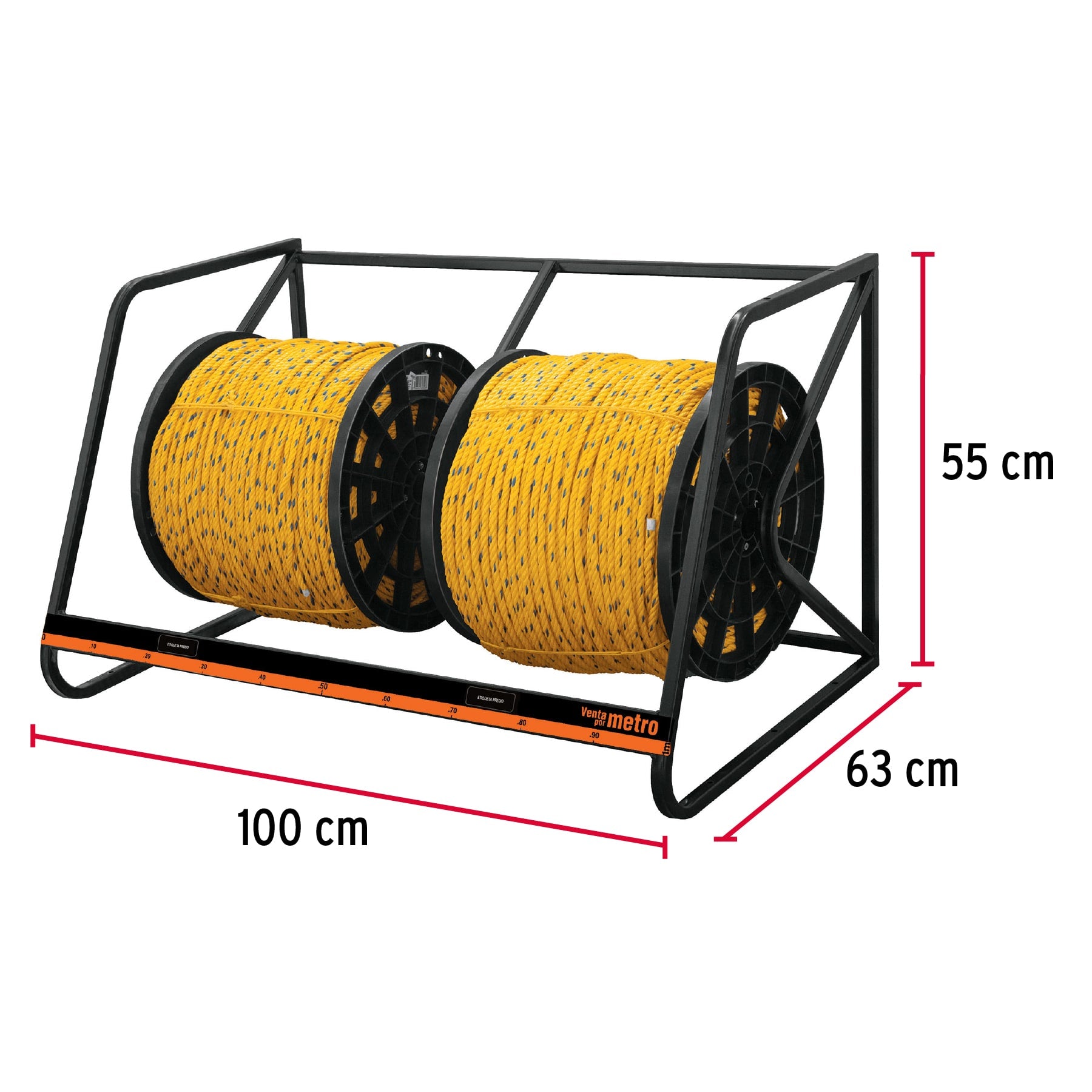 Rack modular para cuerda con carrete, FIERO