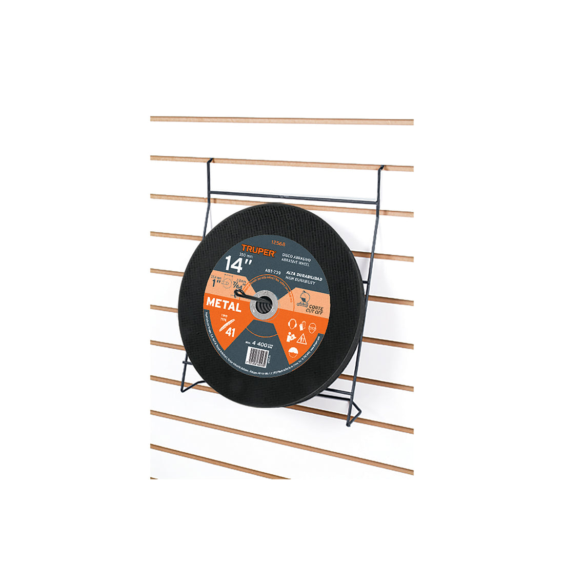 Rack para discos abrasivos 14", TRUPER