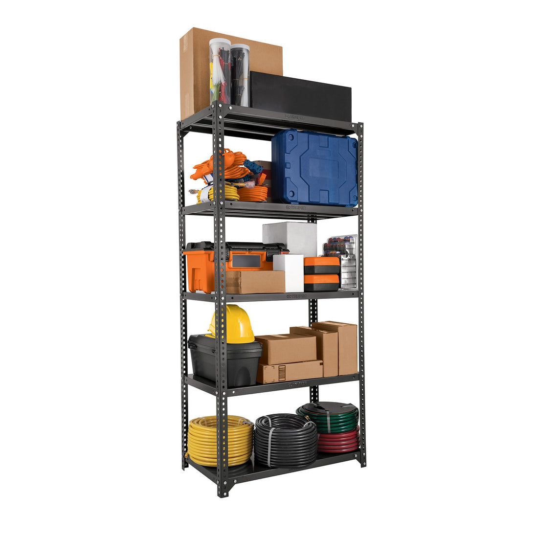 Estante metálico 5 repisas capacidad 120kg, 85x46x180,TRUPER