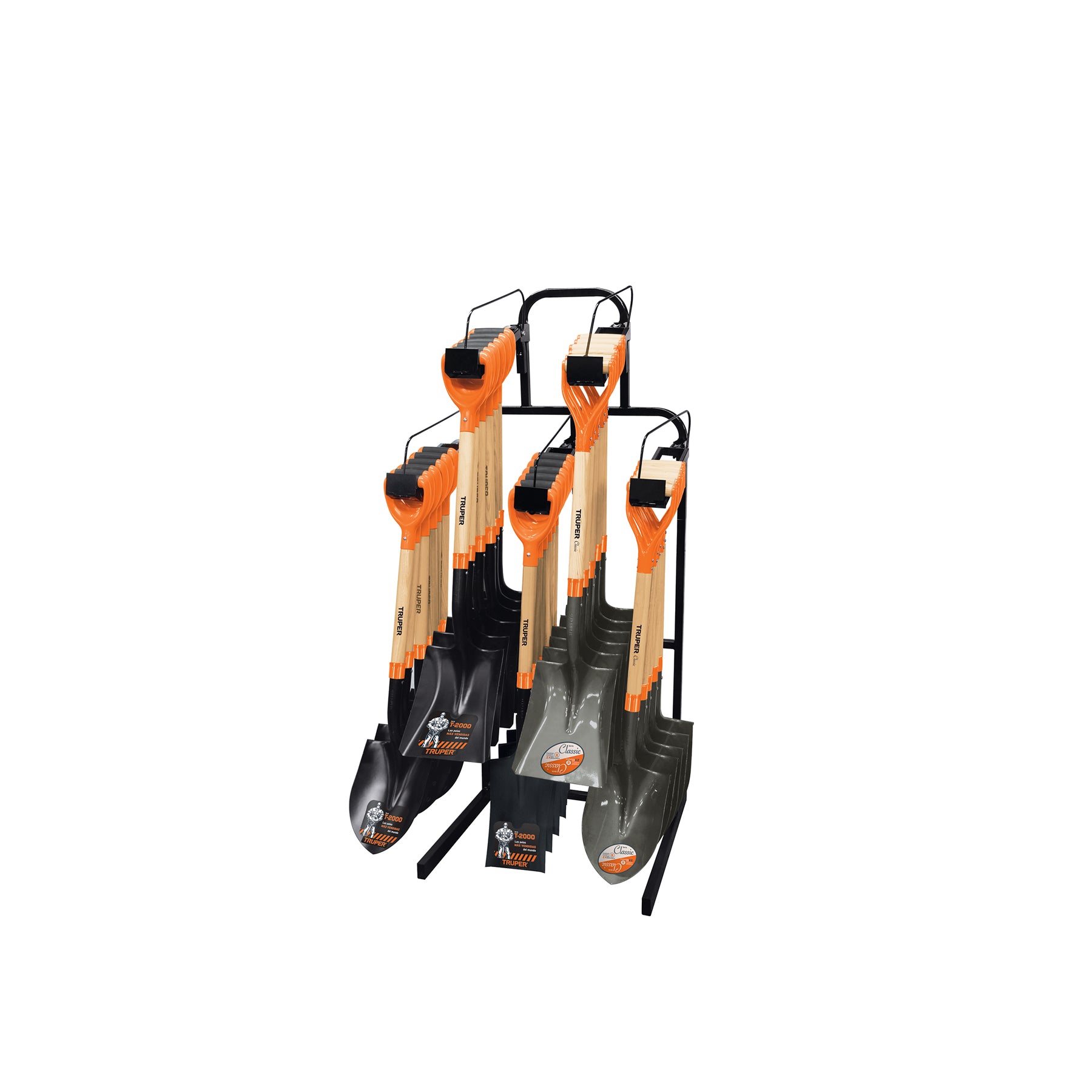 Rack para palas con mango "Y" de pared para 30 pz, TRUPER