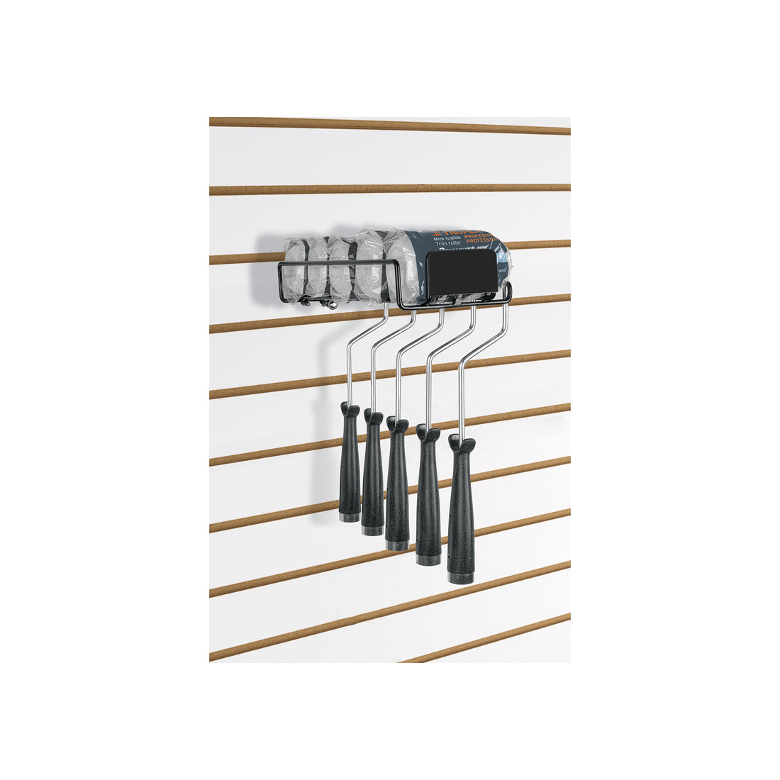 Rack para rodillos para pintar de 4", TRUPER