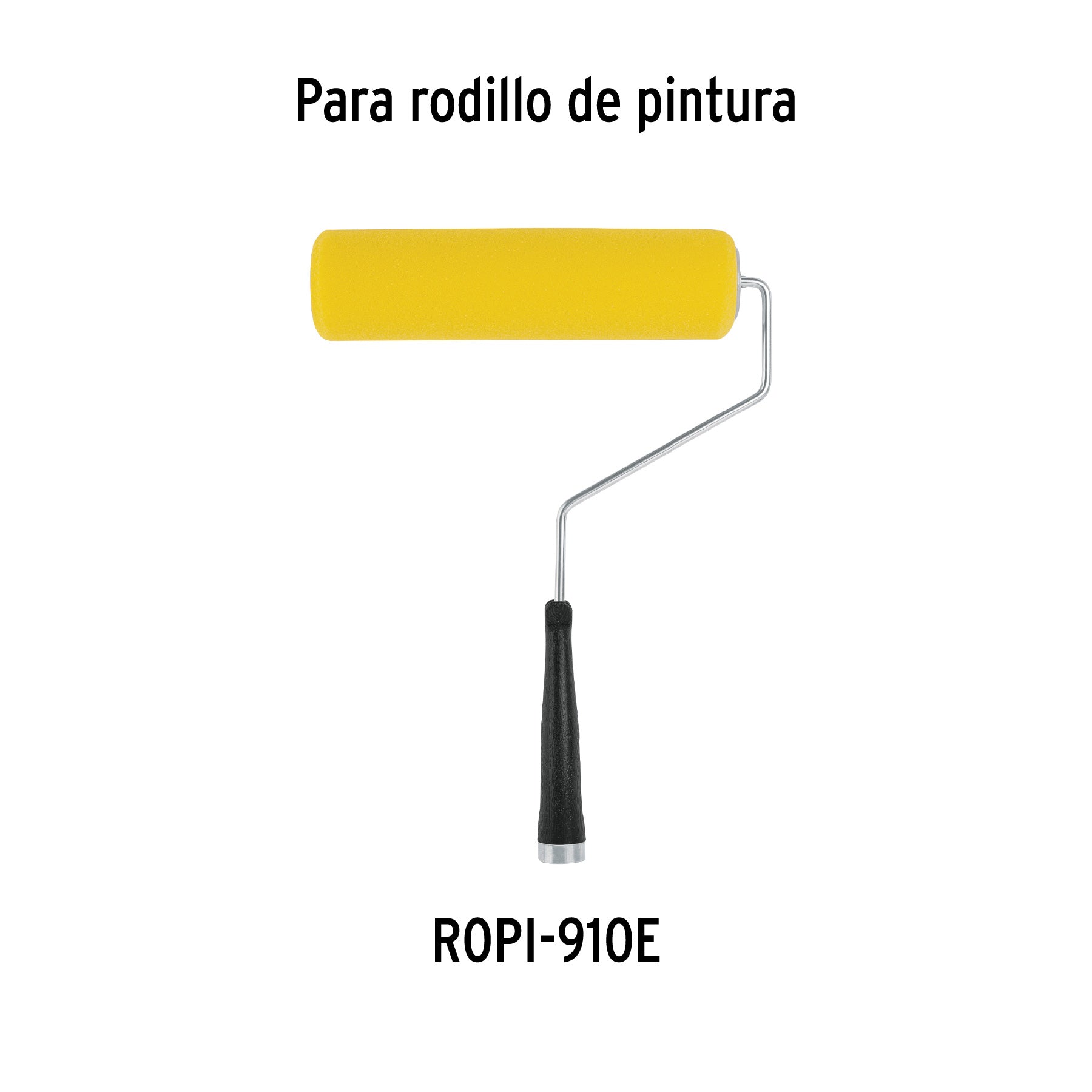 Felpa para rodillo 9 x 3/8" de esponja, superficies lisas