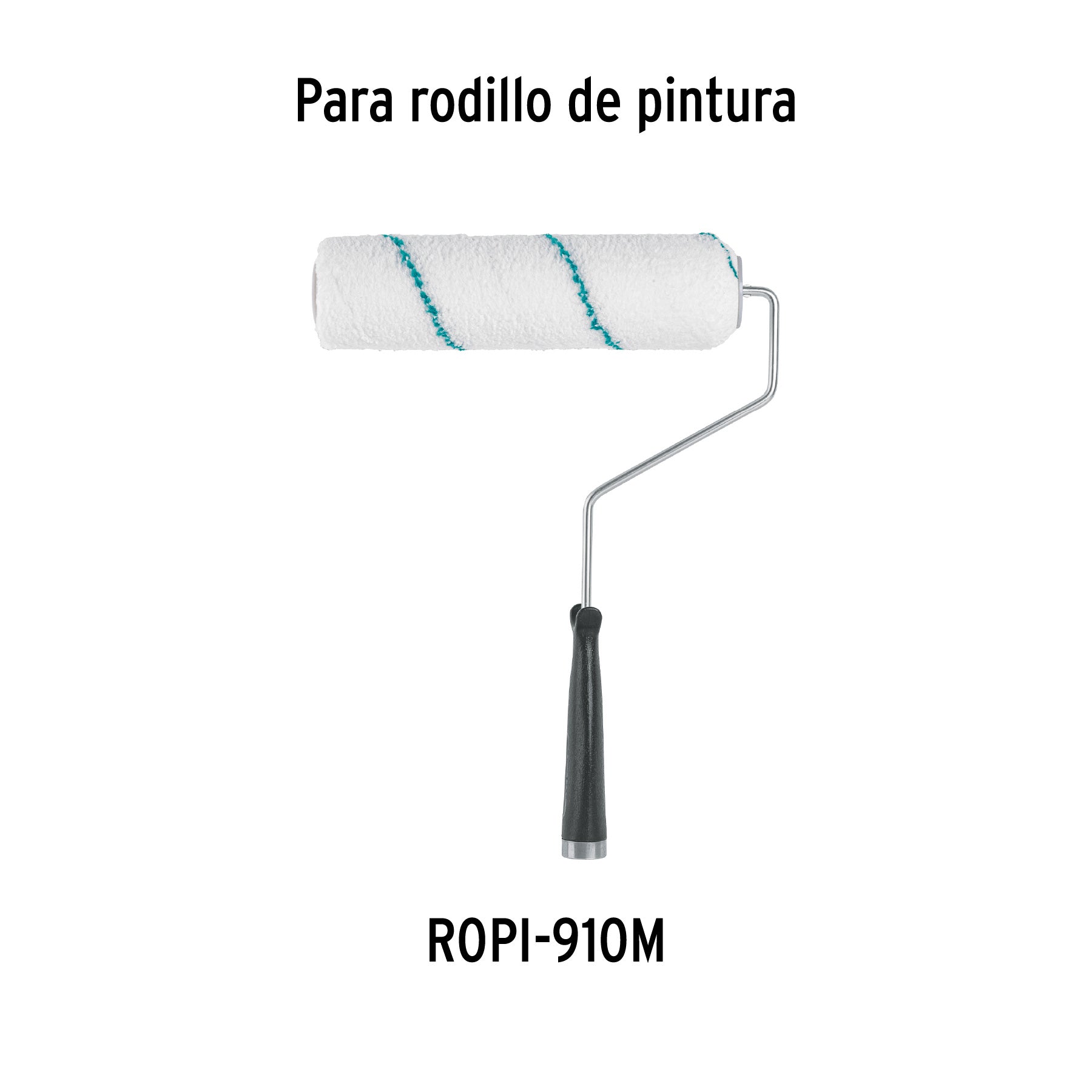 Felpa para rodillo 9x3/8" microfibra, superficie poco rugosa