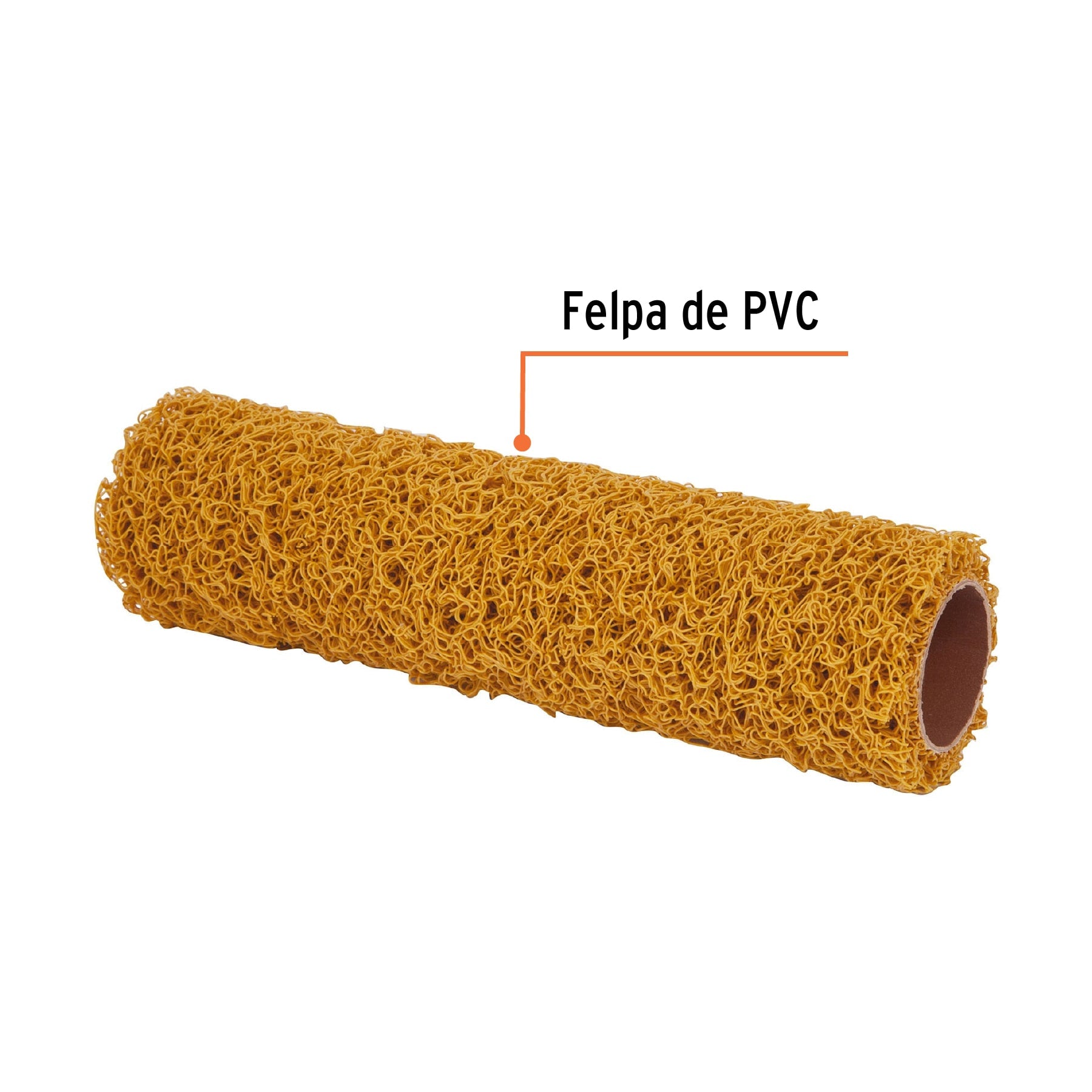 Felpa para rodillo 9 x 7/16" de PVC, acabados texturizados
