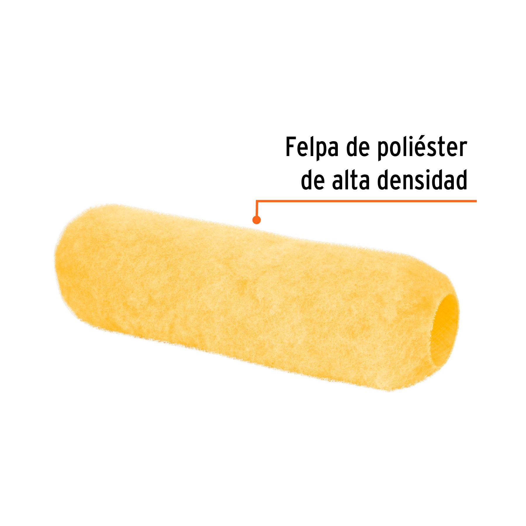Felpa para rodillo 9 x 3/4" superficies rugosas, TRUPER