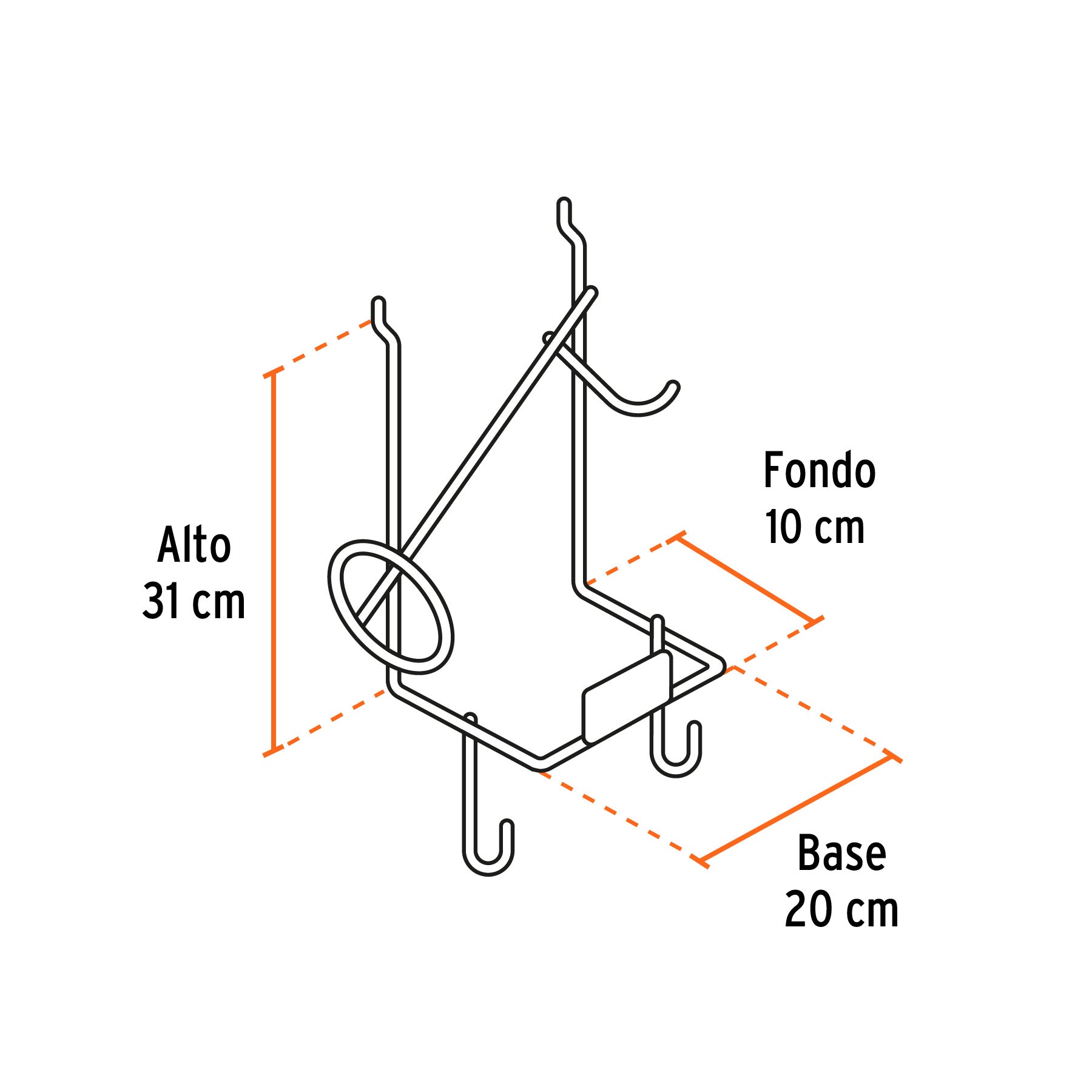 Rack para taladros, universal, TRUPER