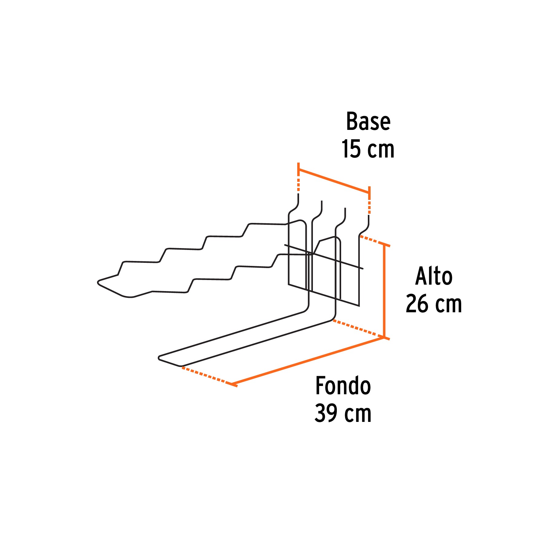 Rack para tijeras de poda chicas, TRUPER