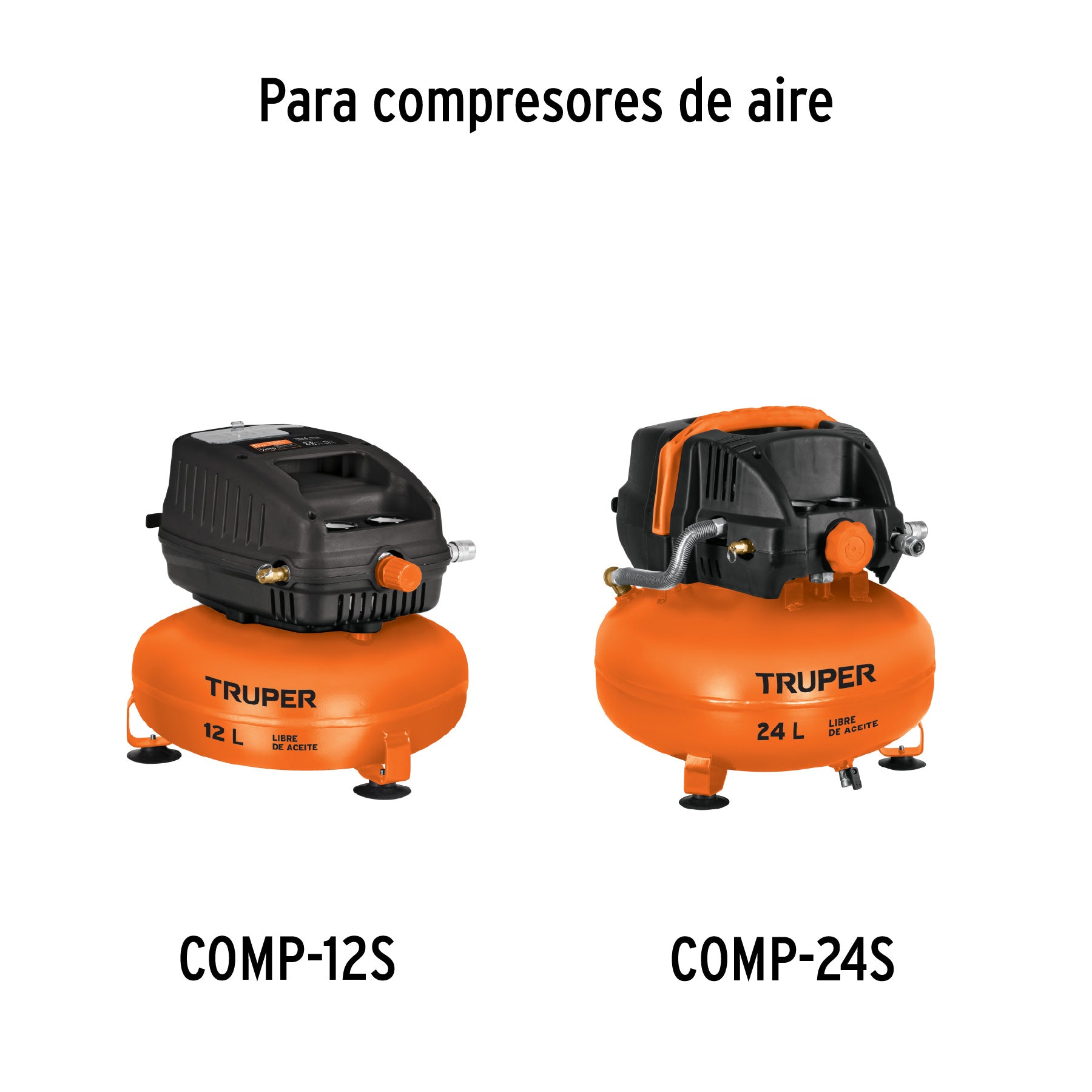 1 pata de goma para compresores Grupo 7, TRUPER