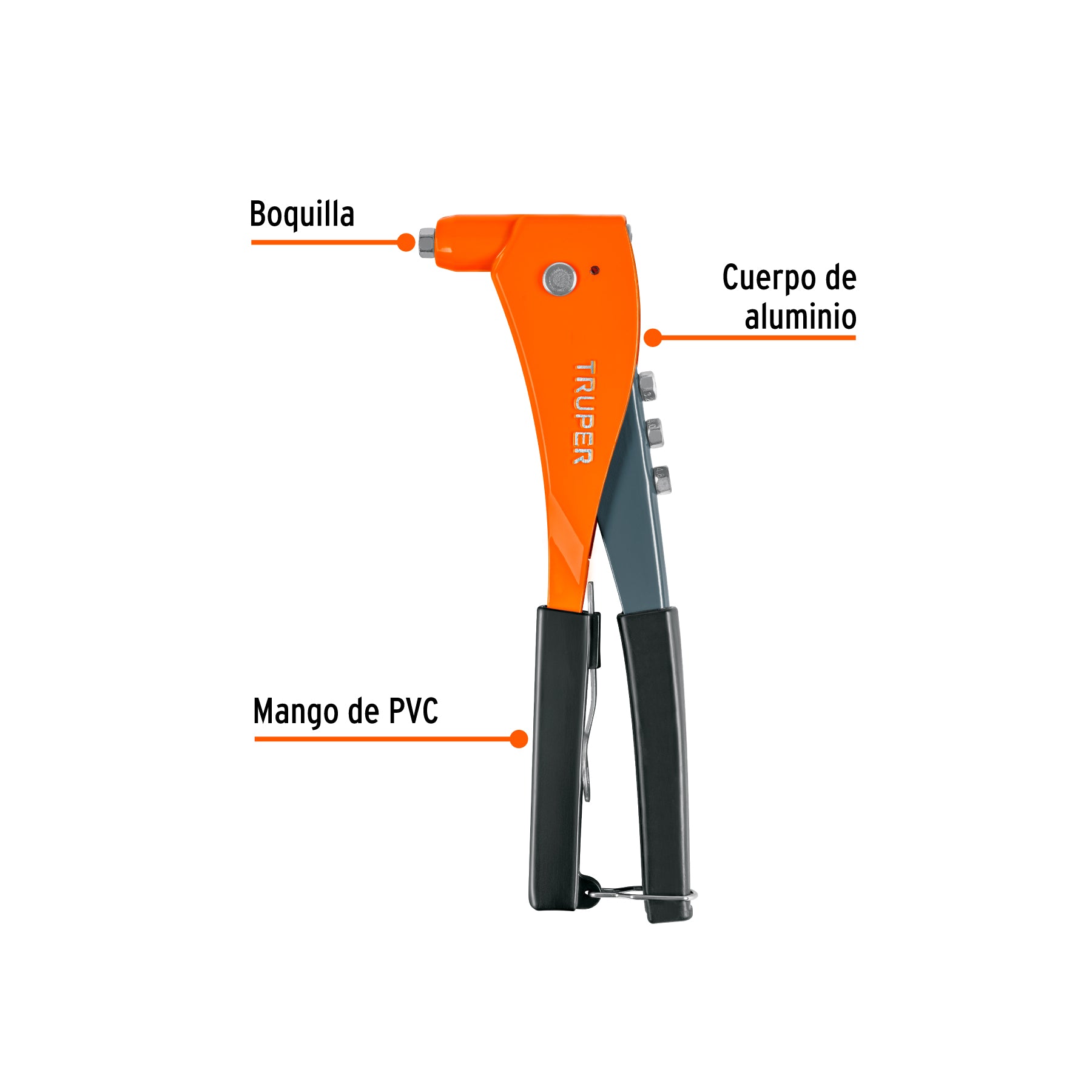 Remachadora profesional 10", TRUPER