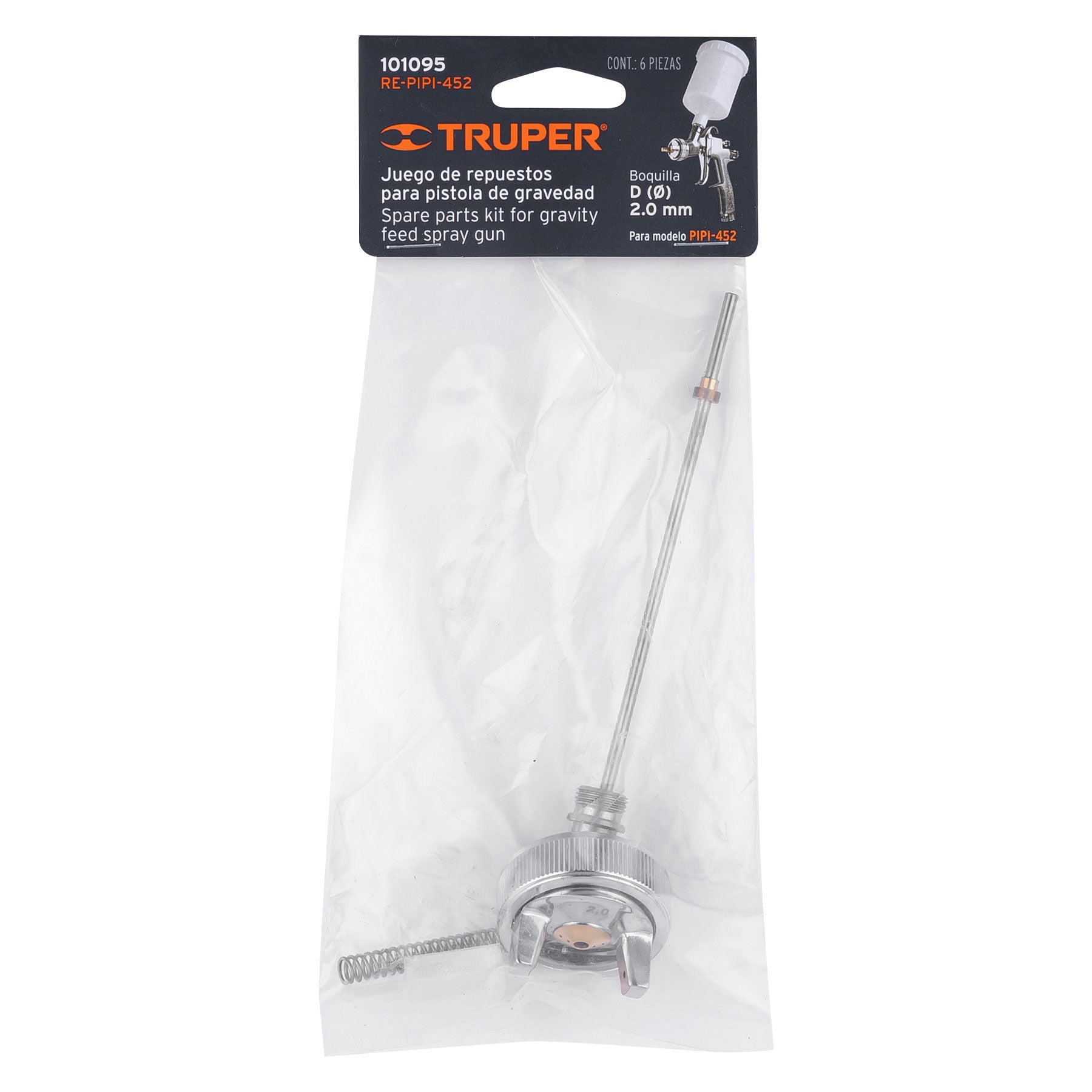 Repuestos para pistola para pintar PIPI-452, TRUPER