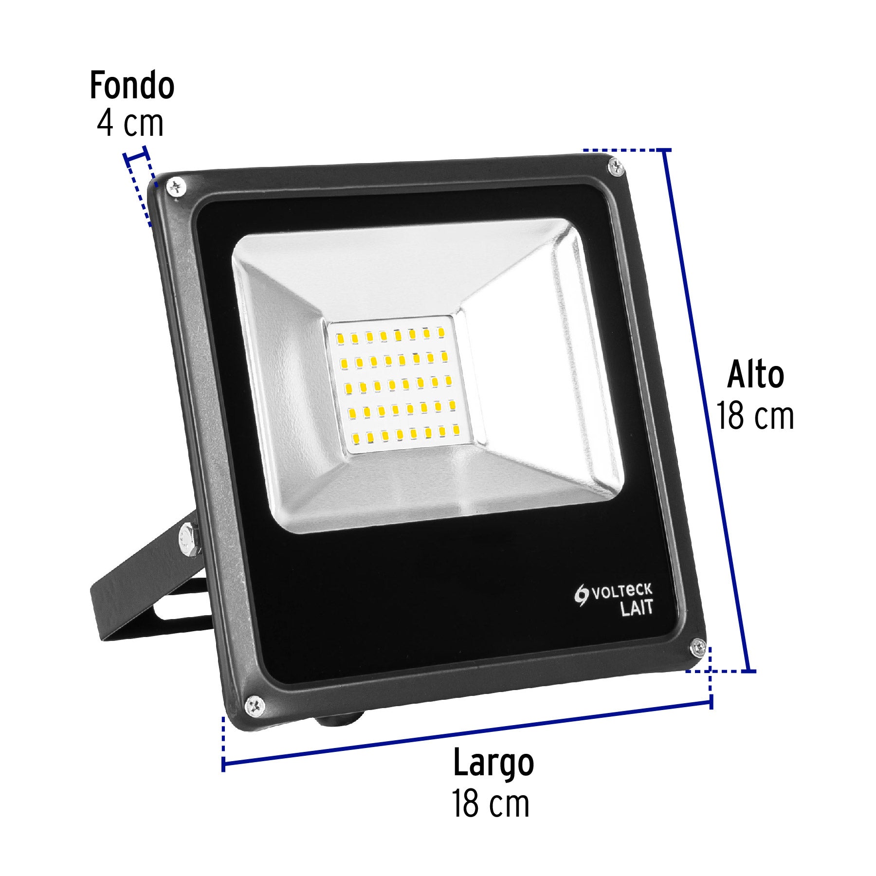 Reflector LED para exteriores 20W 3000K, VOLTECK