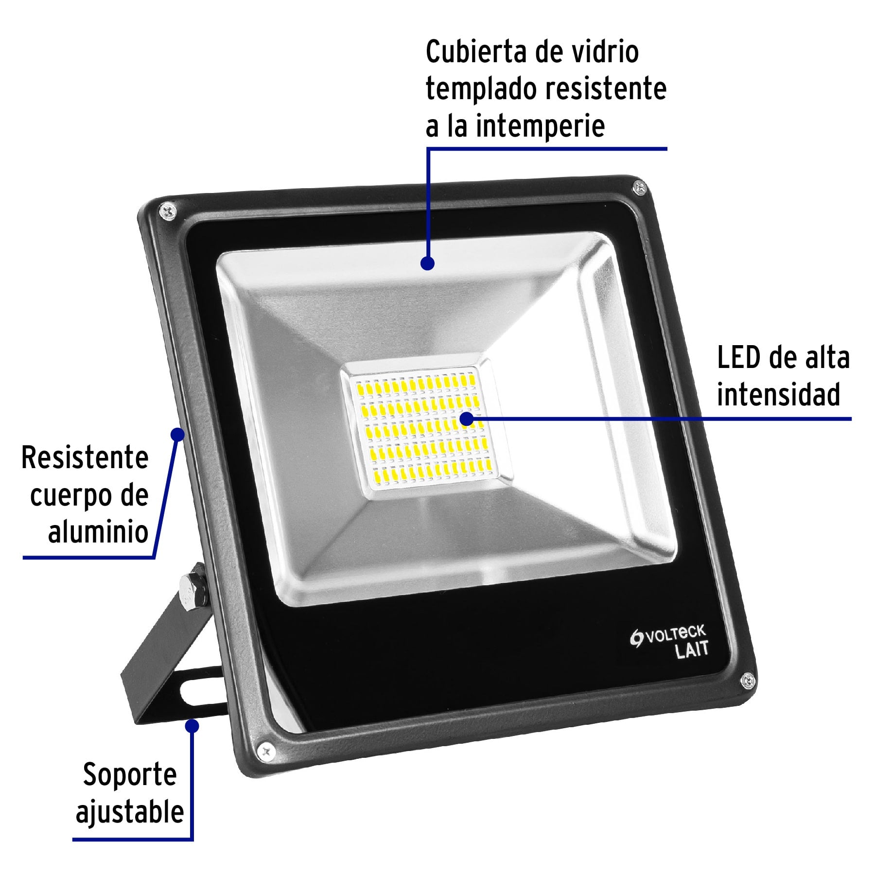 Reflector LED para exteriores 30W 3000K, VOLTECK