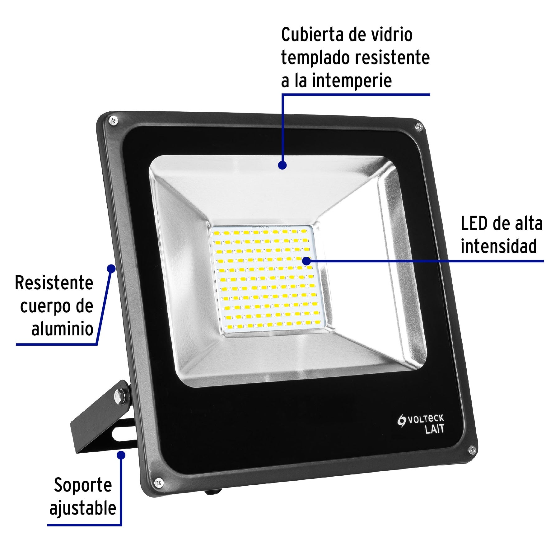 Reflector LED para exteriores 50W 3000K, VOLTECK