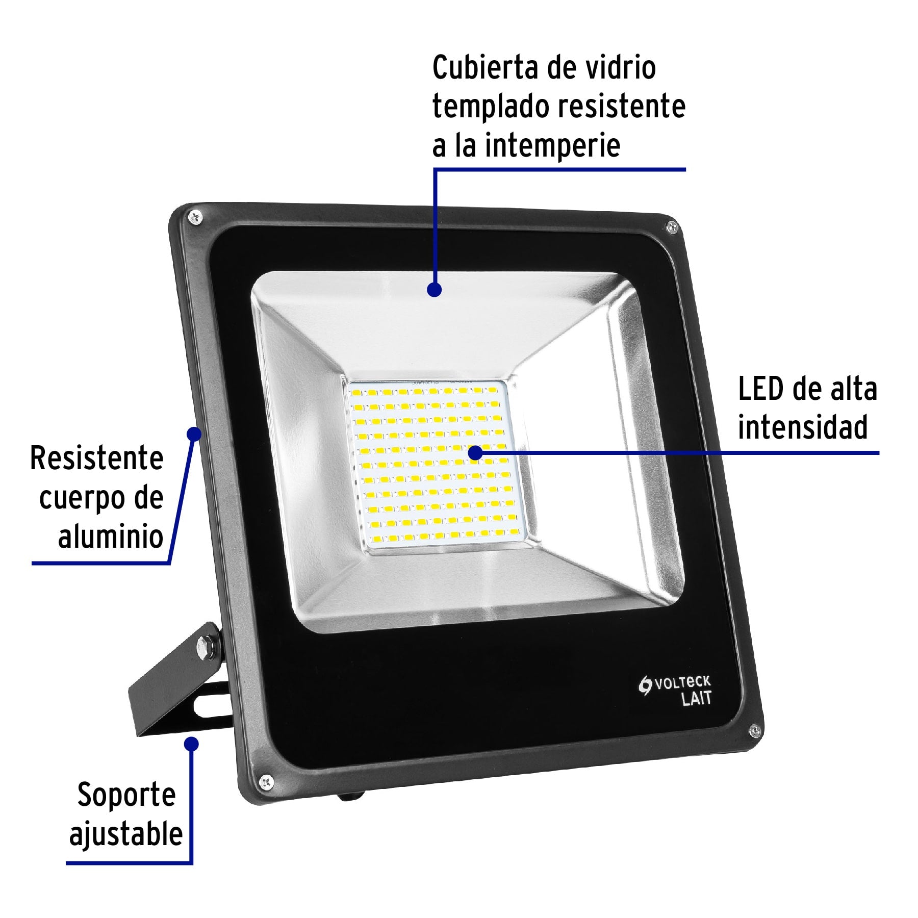 Reflector LED para exteriores 50W 6500K, VOLTECK