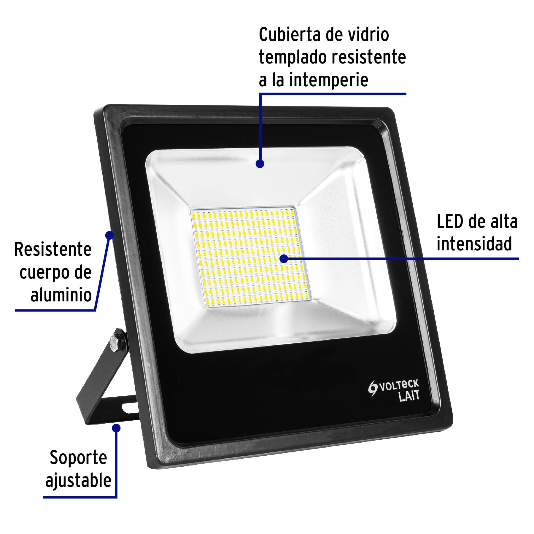 Reflector LED para exteriores 100W 6500K, VOLTECK