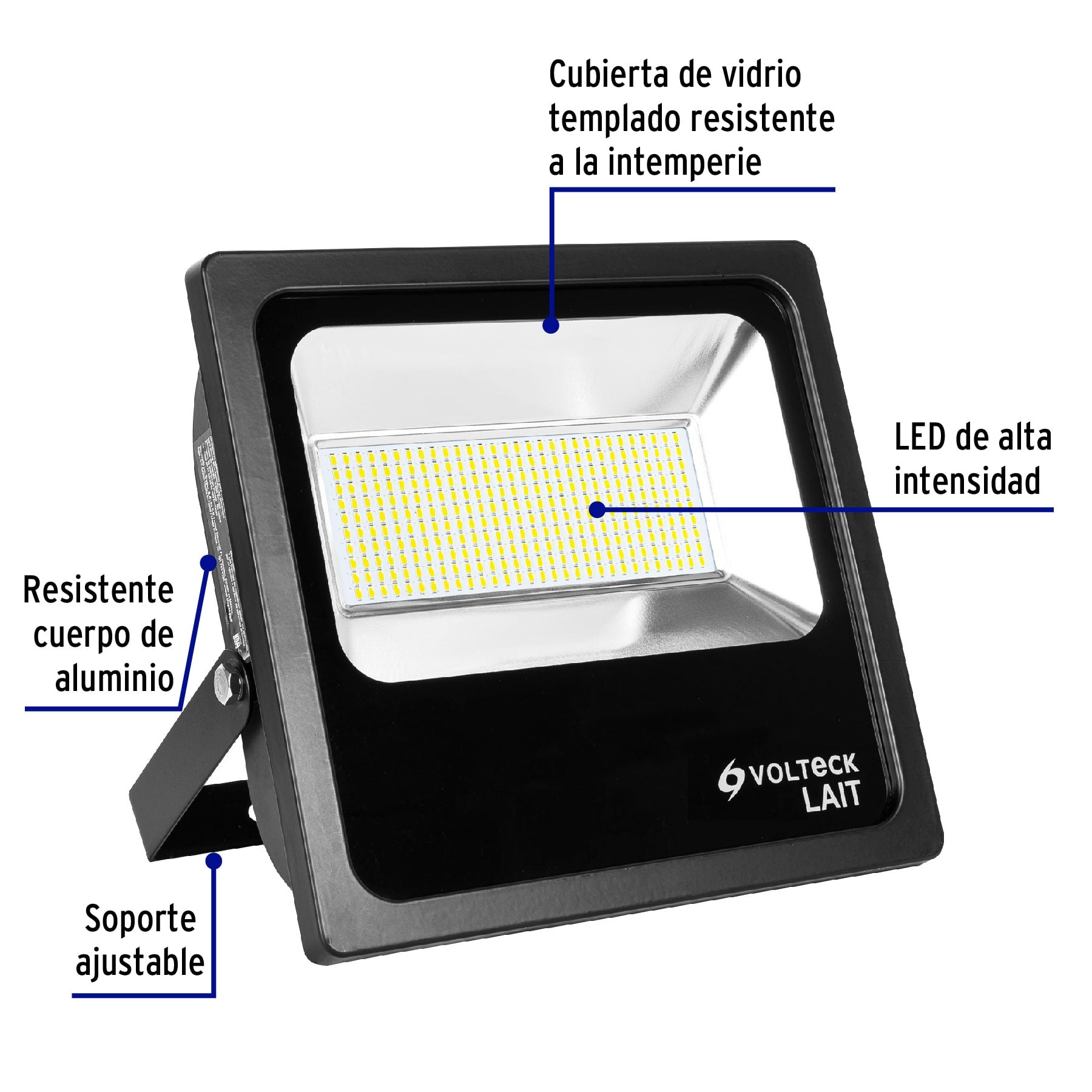 Reflector LED para exteriores 150W 3000K, VOLTECK