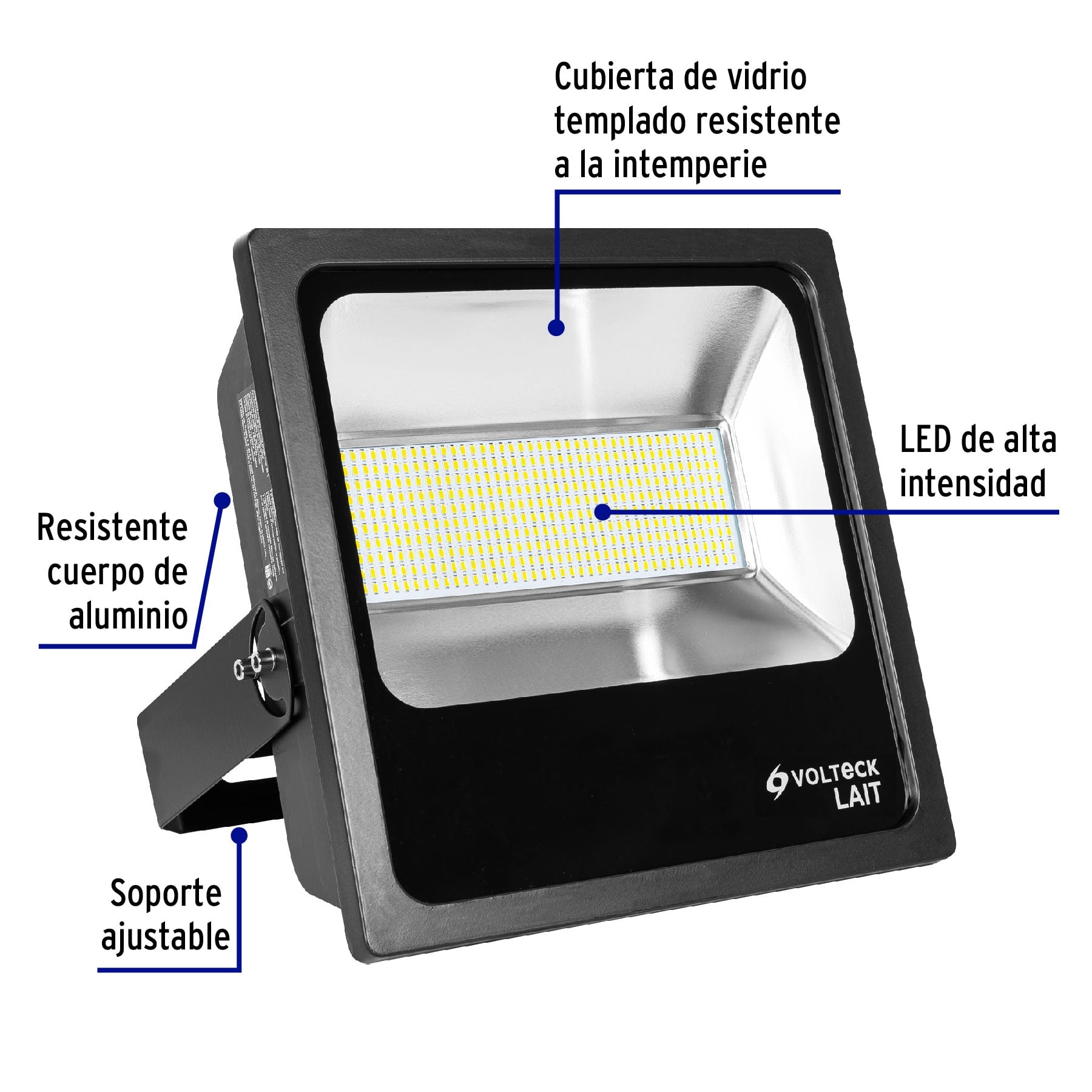 Reflector LED para exteriores 200W 3000K, VOLTECK