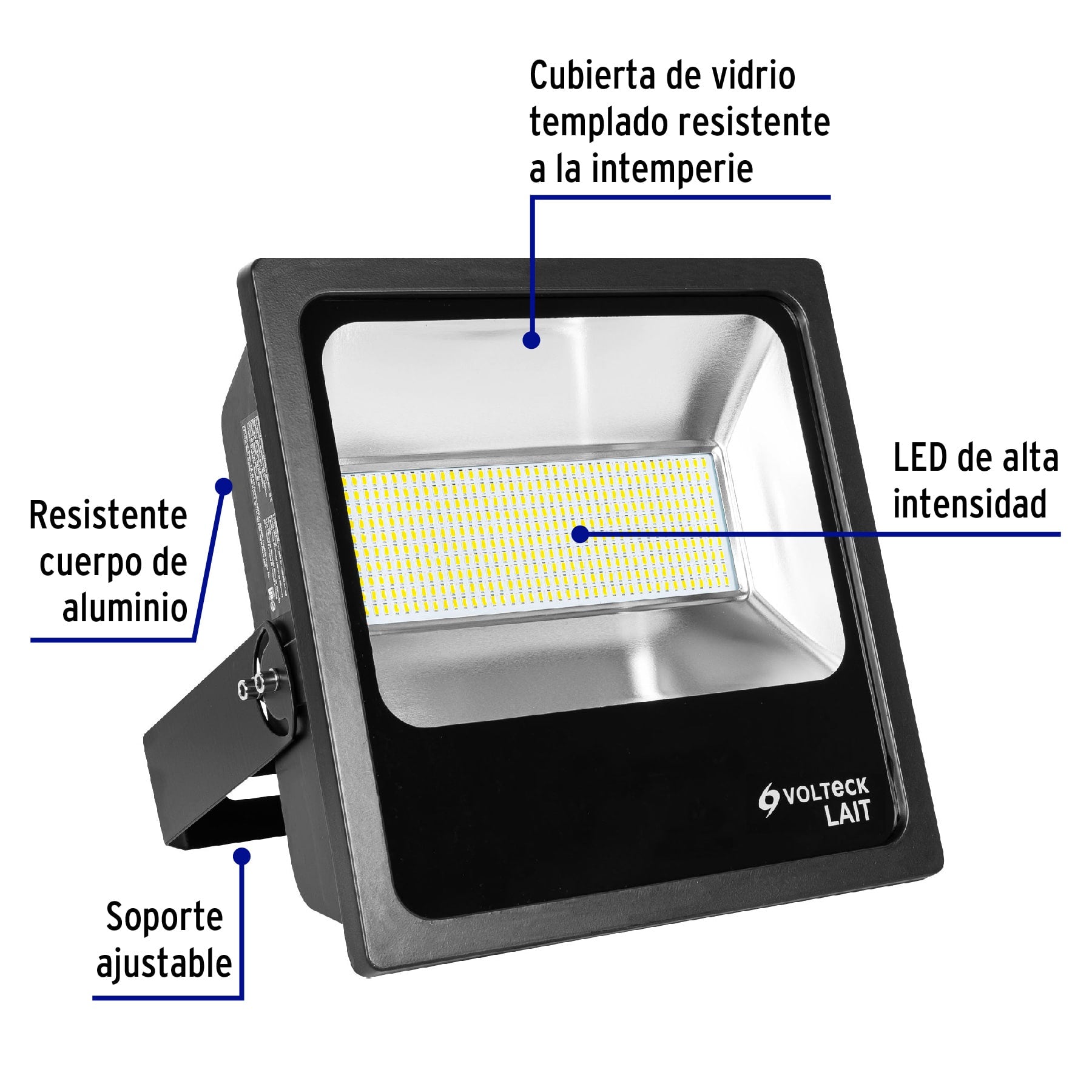 Reflector LED para exteriores 200W 6500K, VOLTECK