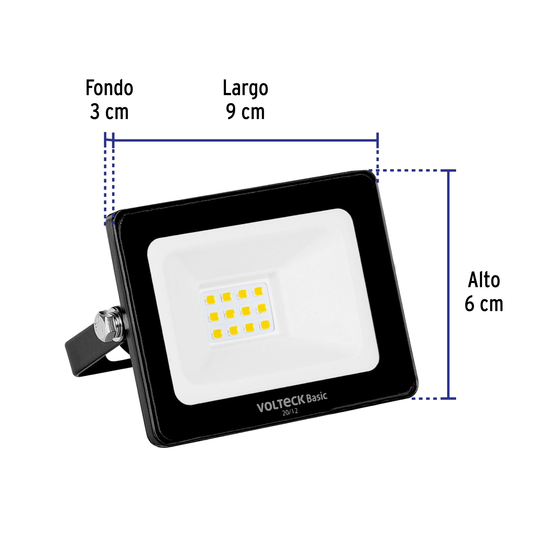 Reflector LED para exteriores 10W 6500K, VOLTECK BASIC