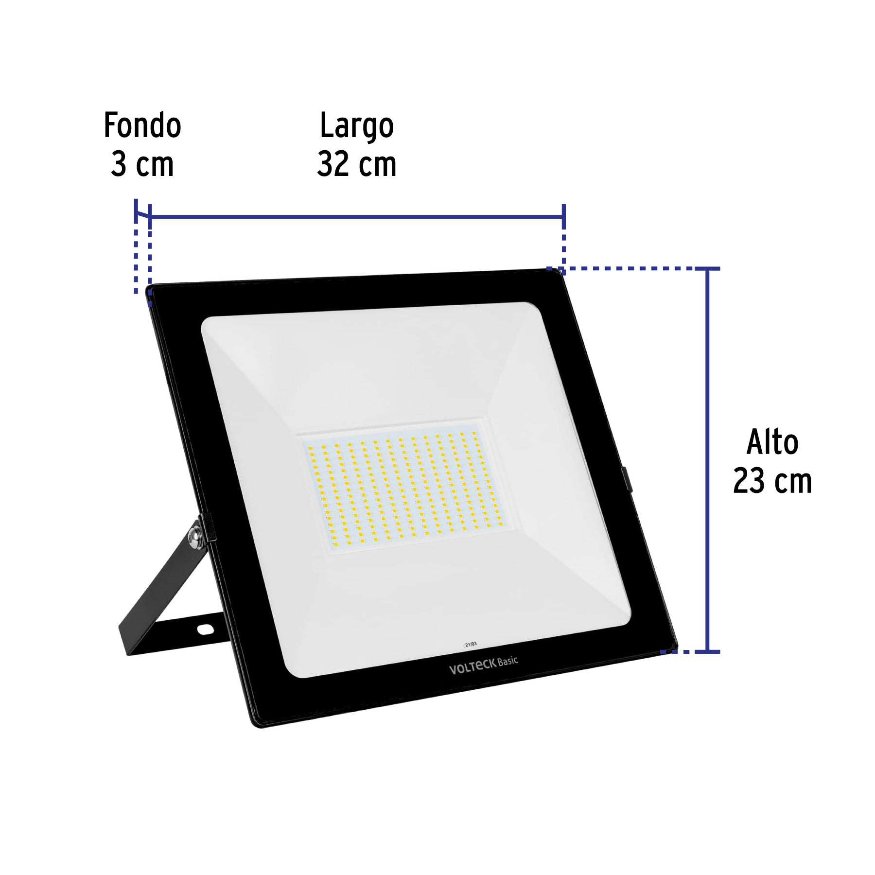 Reflector LED para exteriores 150W 3000K, VOLTECK BASIC