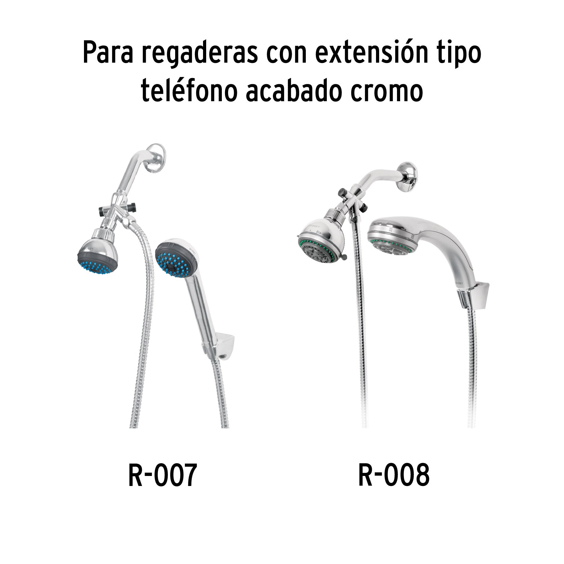 Desviador de flujo para regadera de teléfono, FOSET RIVIERA