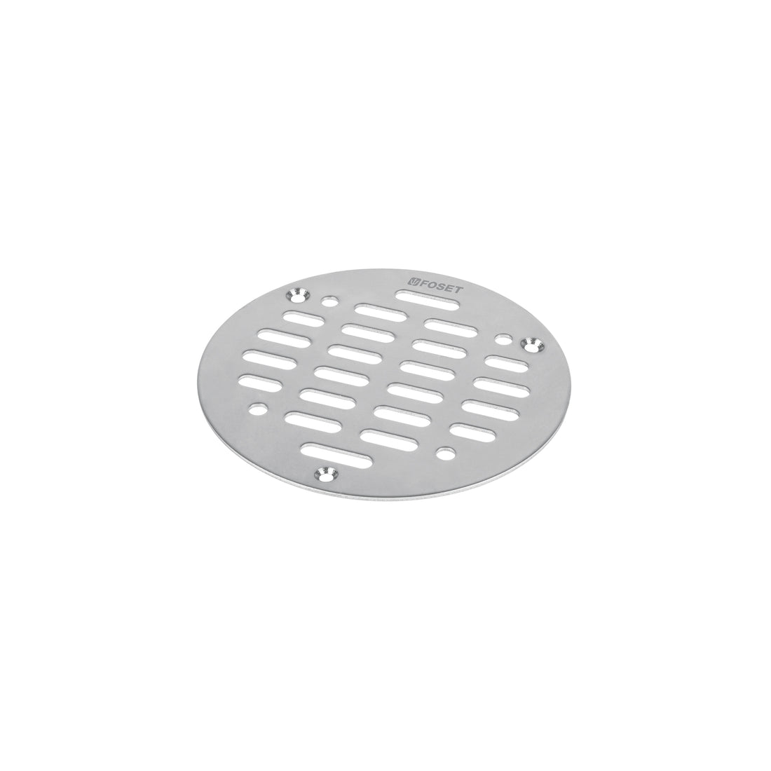 Rejilla de acero inoxidable 5", cierre con tornillos, FOSET