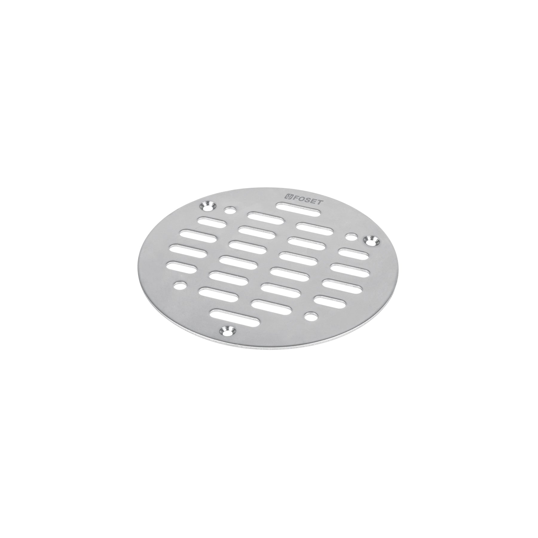 Rejilla de acero inoxidable 5", cierre con tornillos, FOSET