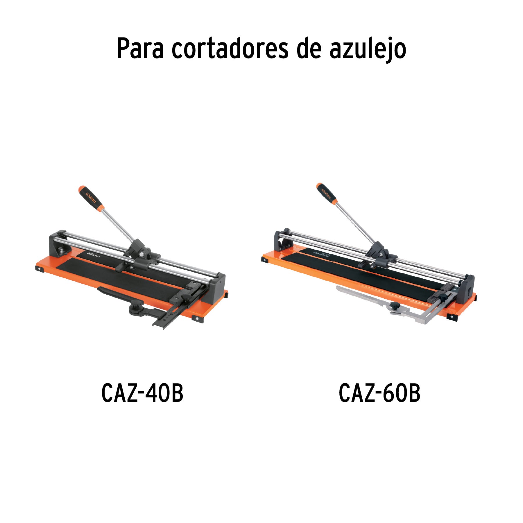 Repuesto rieles para cortadores de azulejo, 40 y 60B, 4 pzas