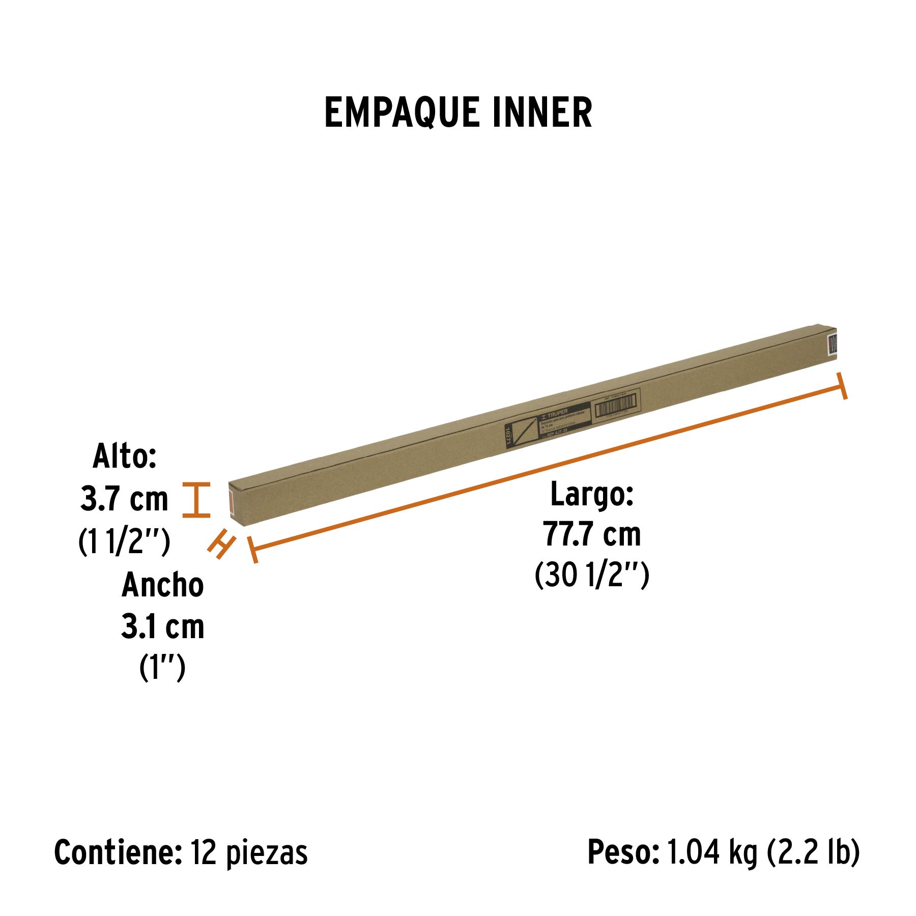 Segueta de repuesto para arco jardinero AJT-30, TRUPER - Empaque