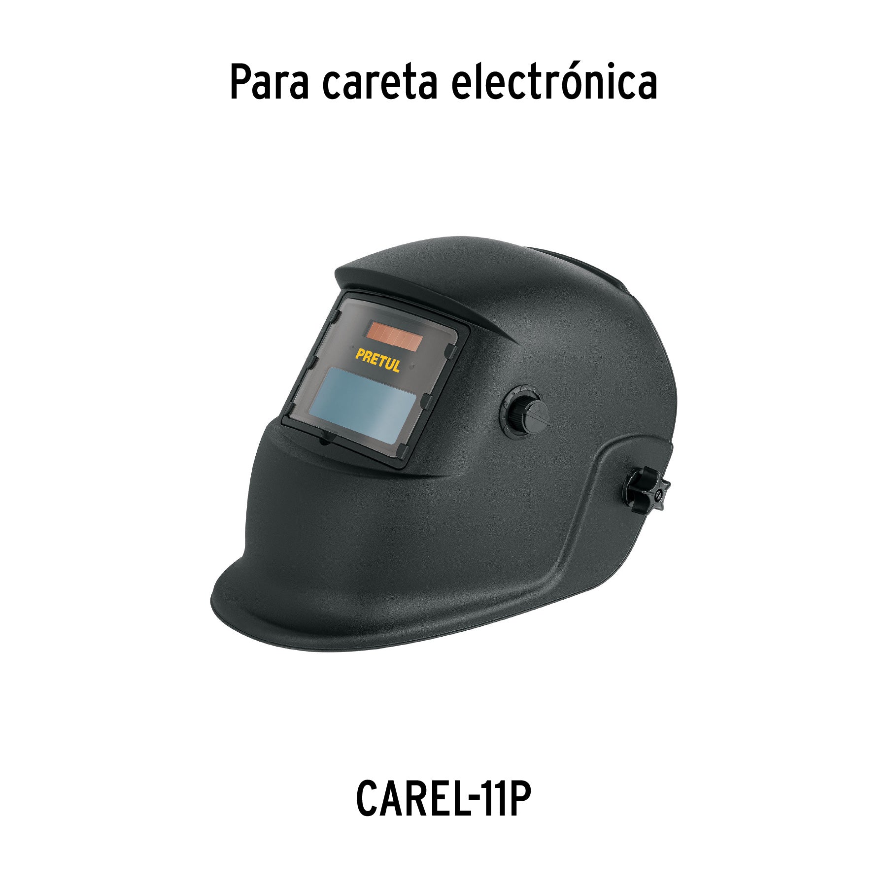 Bolsa con 2 micas para careta CAREL-11P, PRETUL