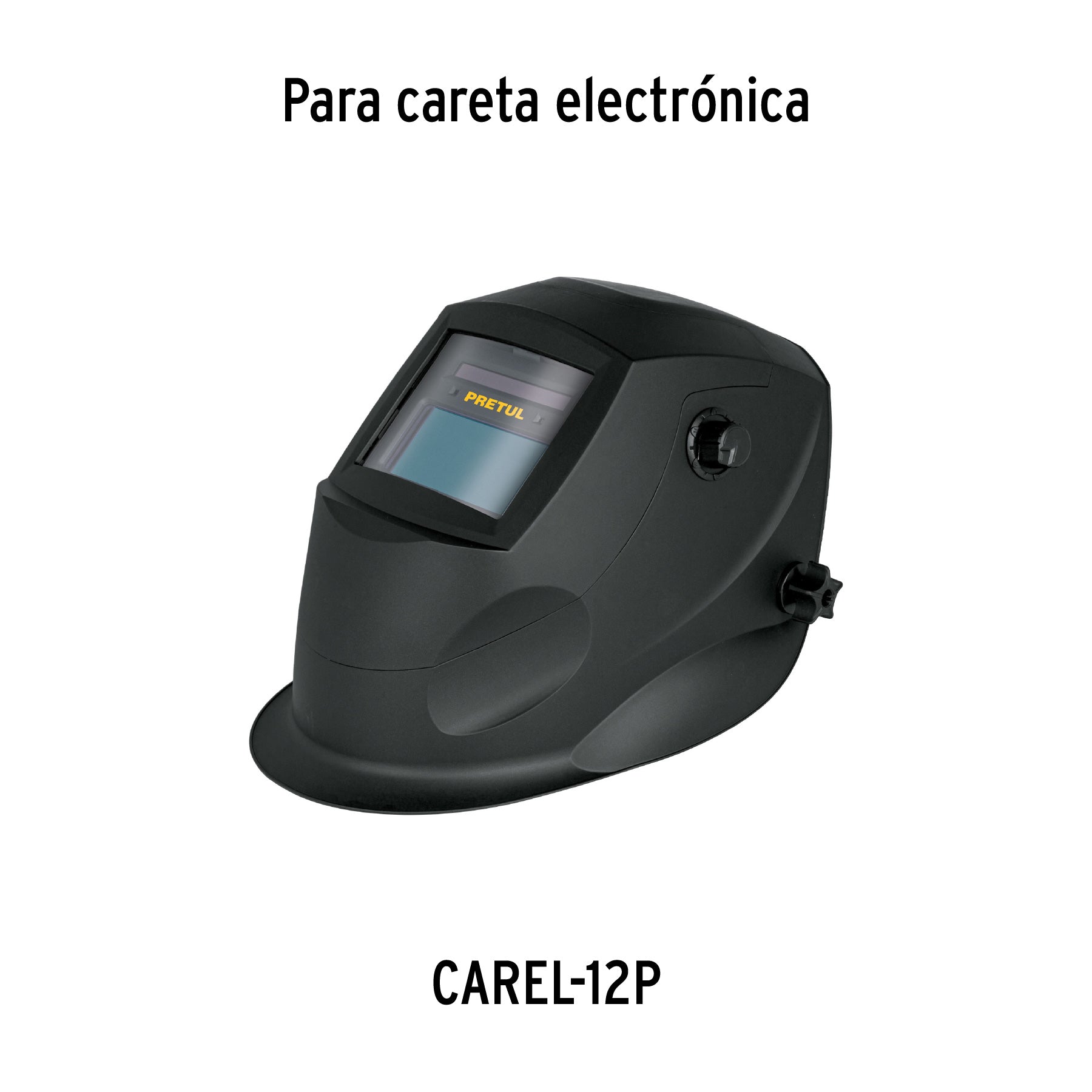 Bolsa con 2 micas para careta CAREL-12P, PRETUL