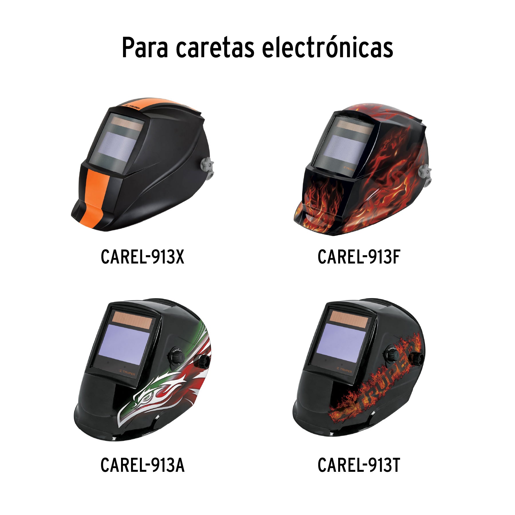 Bolsa con 2 micas para caretas CAREL-913A, 913F, 913T y 913X