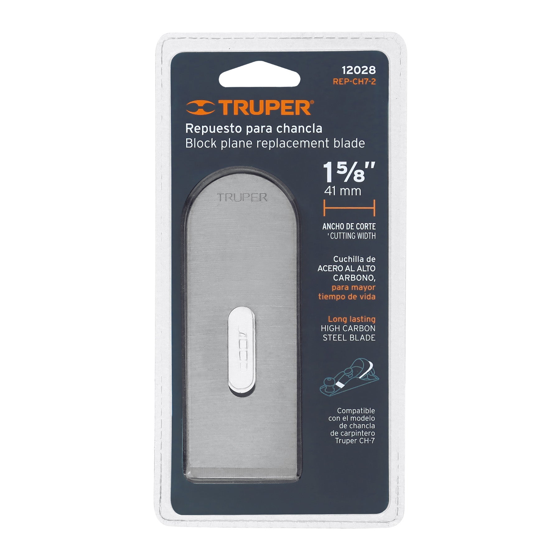 Repuesto de cuchilla para cepillo CH-7, TRUPER