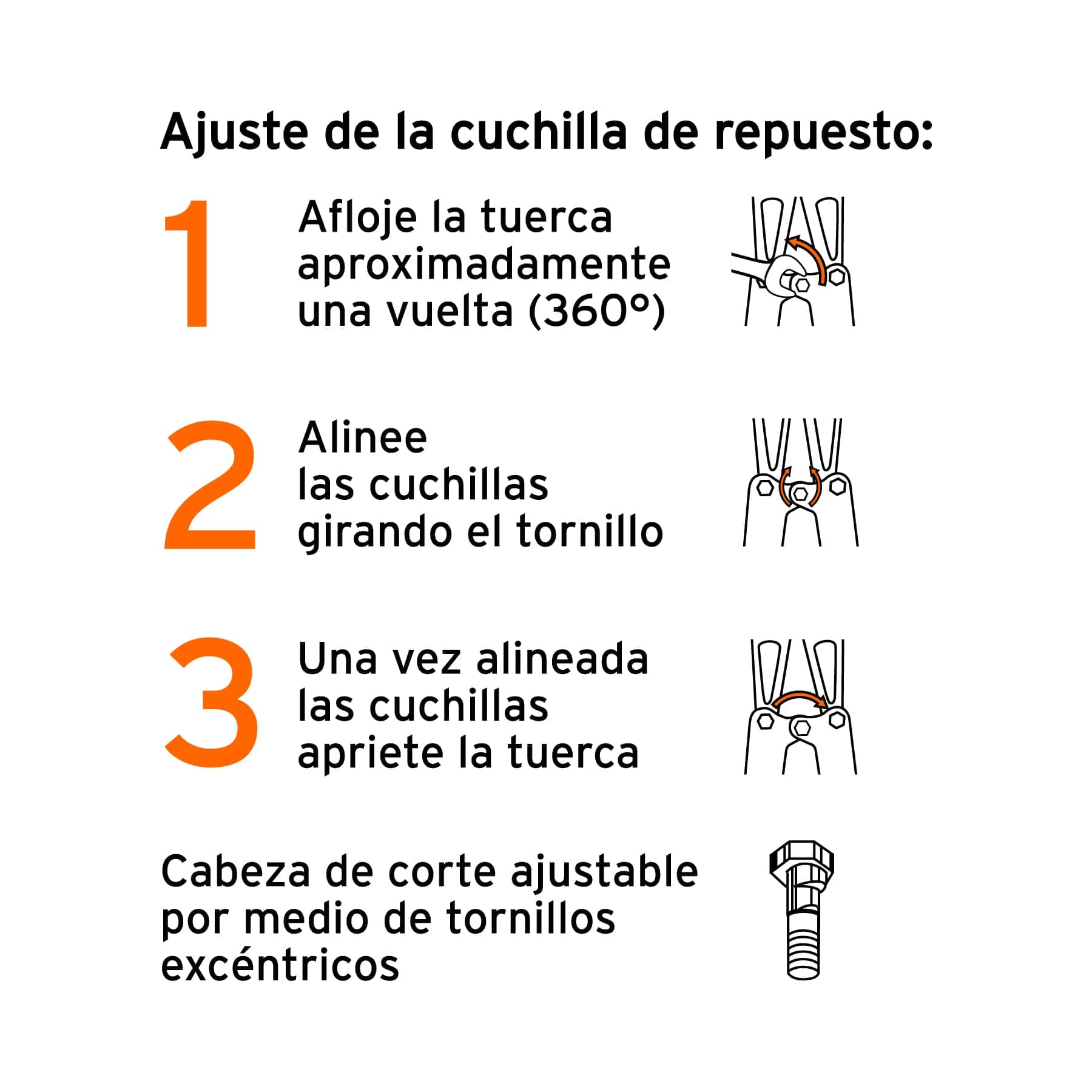 Cuchillas de repuesto para cortapernos 14", TRUPER