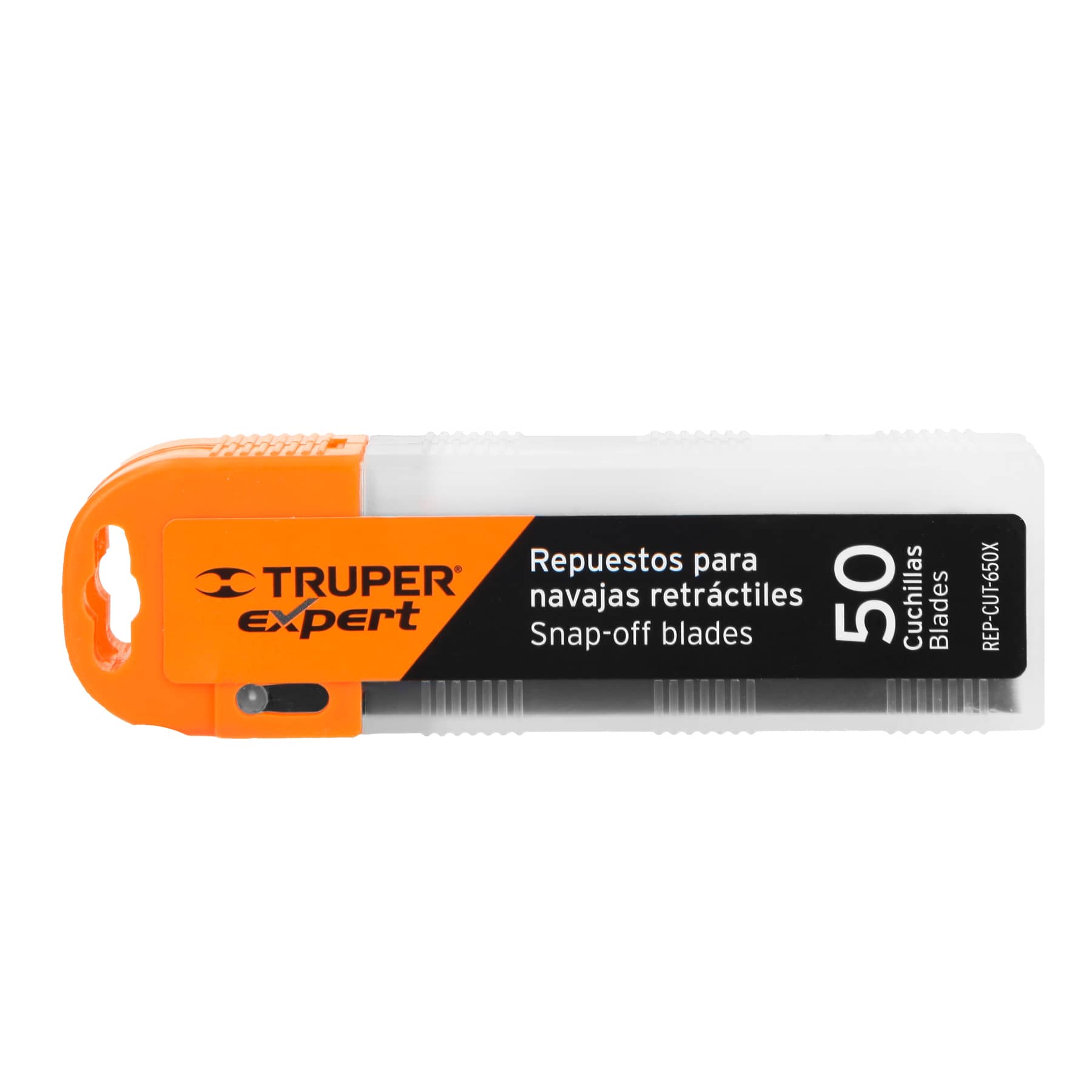 Estuche con 50 cuchillas SK2 de 18 mm para cutter, EXPERT