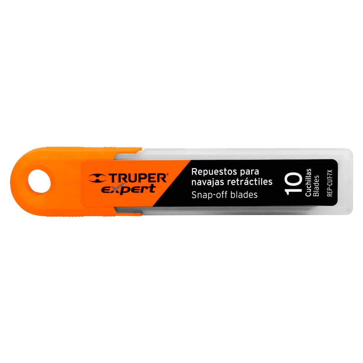 Estuche con 10 cuchillas SK2 de 25 mm para cutter, EXPERT