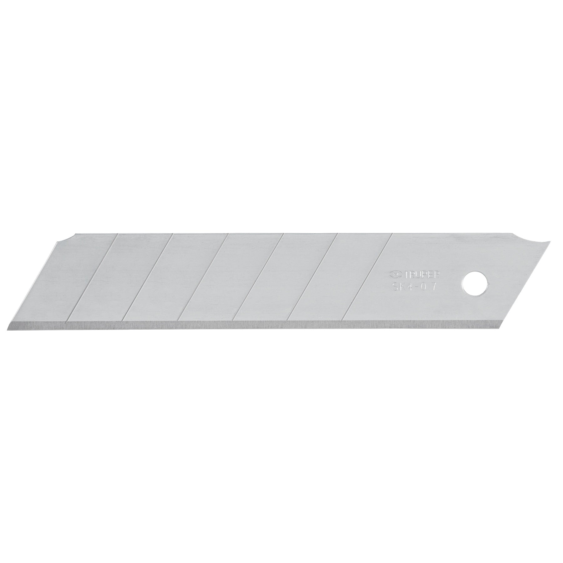 Estuche con 10 cuchillas SK4 de 25 mm para cutter, TRUPER