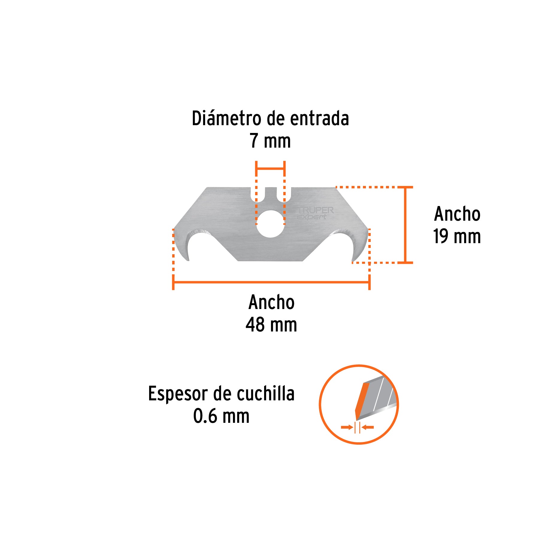 Dispensador con 10 cuchillas para acrílico para NV-7X y NM-6