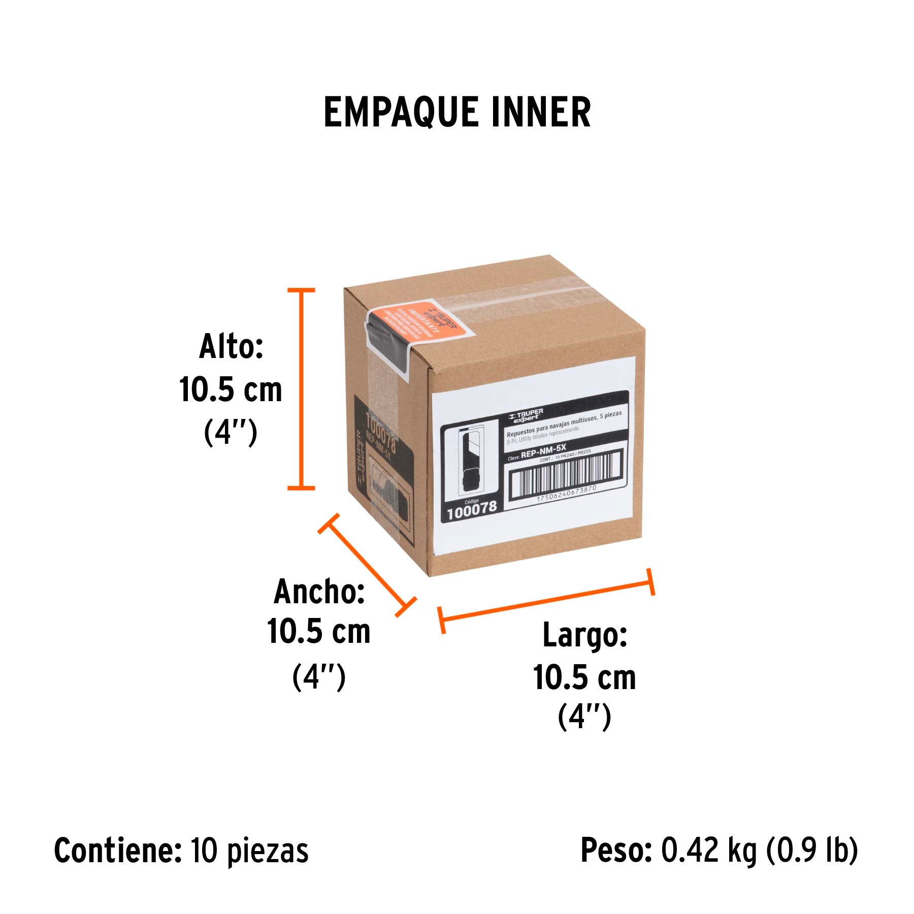 Dispensador con 5 cuchillas para NV-7X y NM-6, EXPERT - Empaque