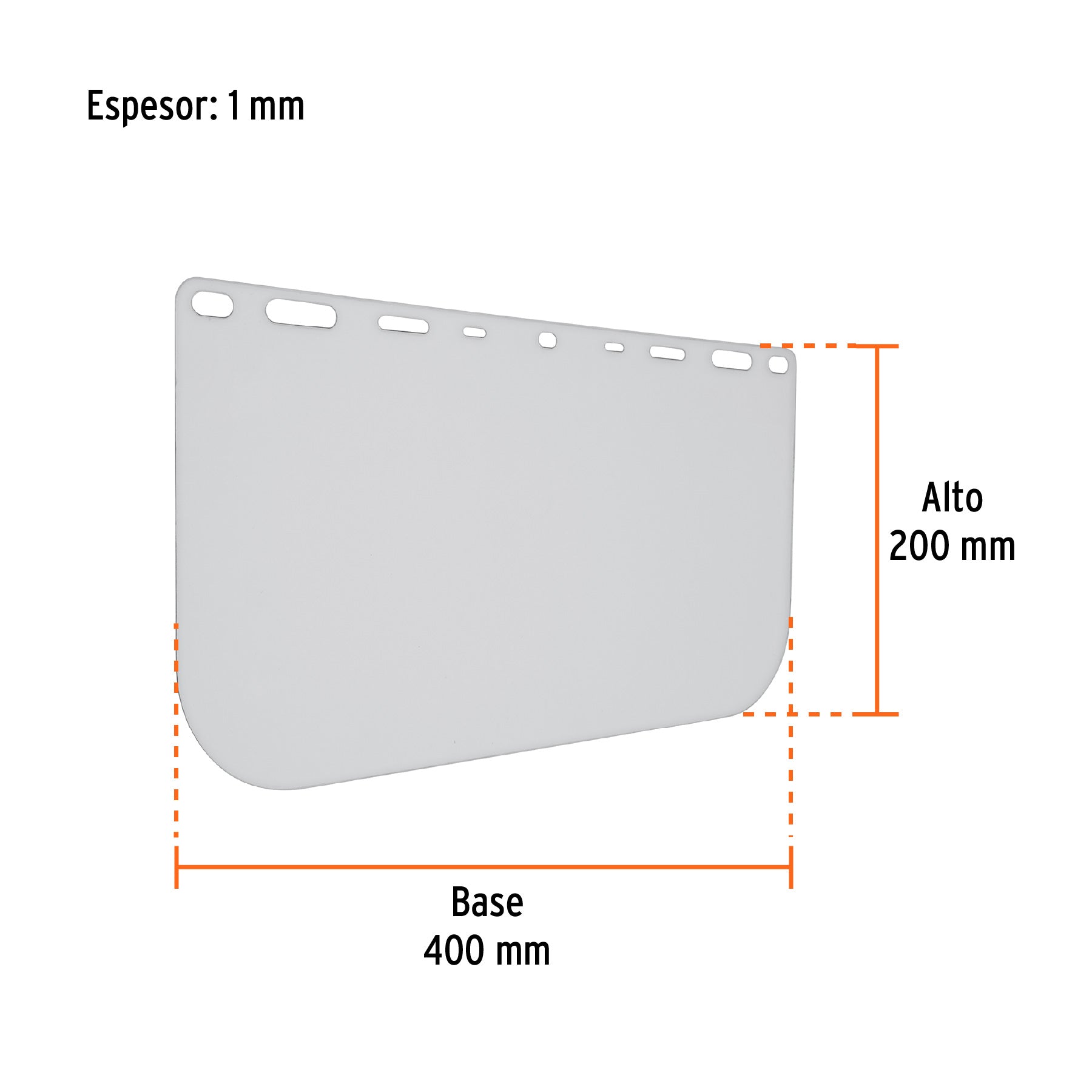 Repuesto para protector facial PF-500, TRUPER