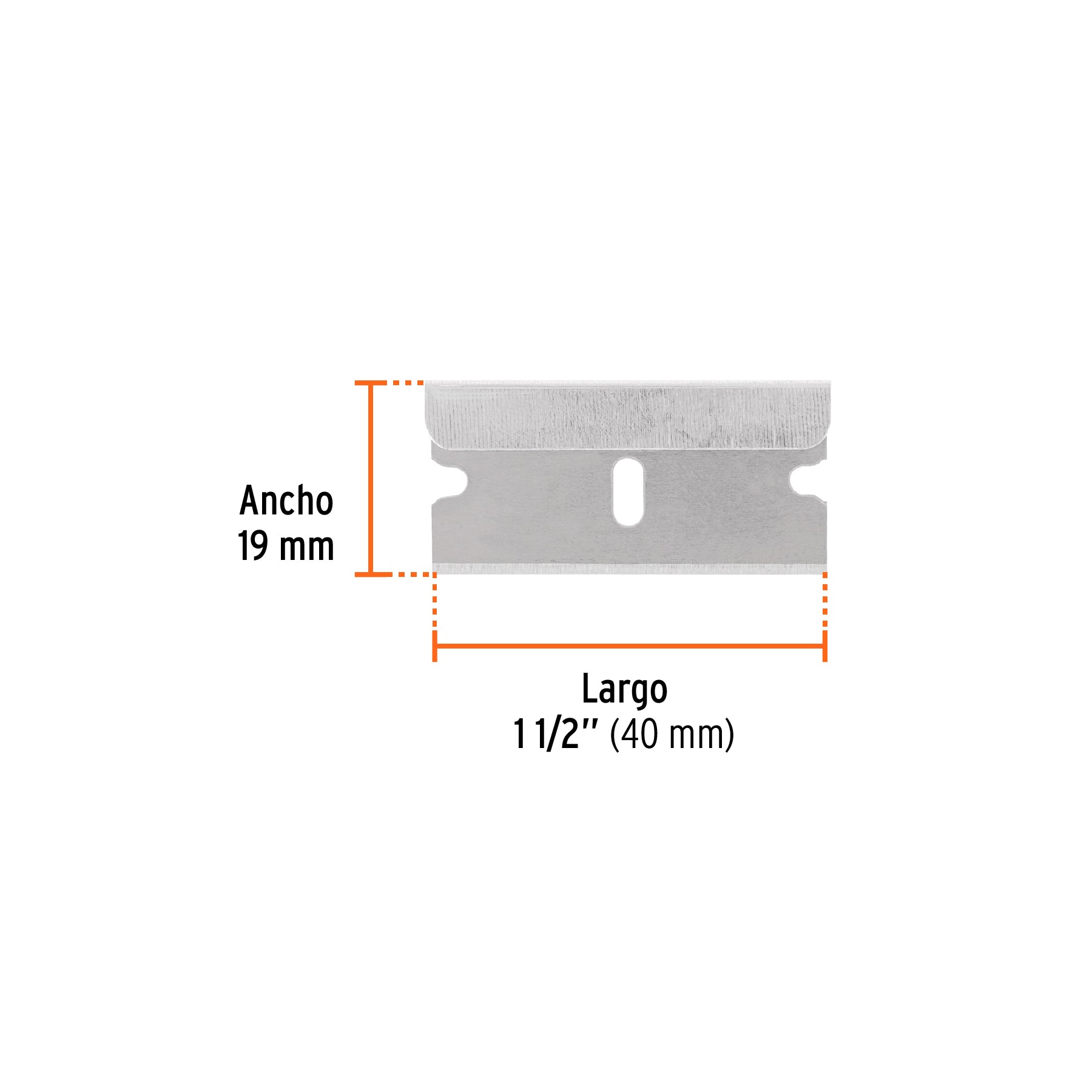 Caja con 100 cuchillas de repuesto para RASP-3,2,1 y NC-10