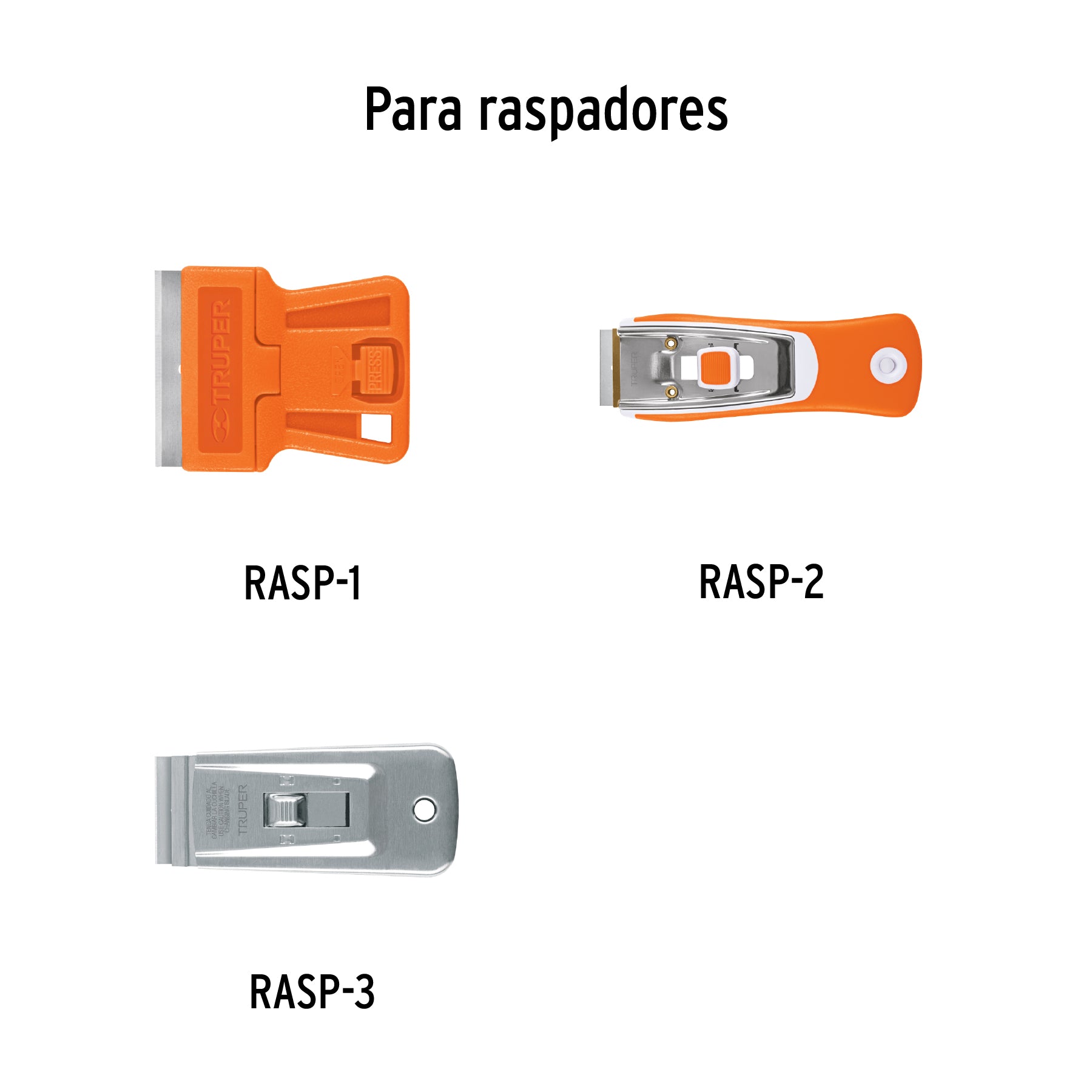 Blíster con 5 cuchillas de repuesto para RASP-3,2,1 y NC-10