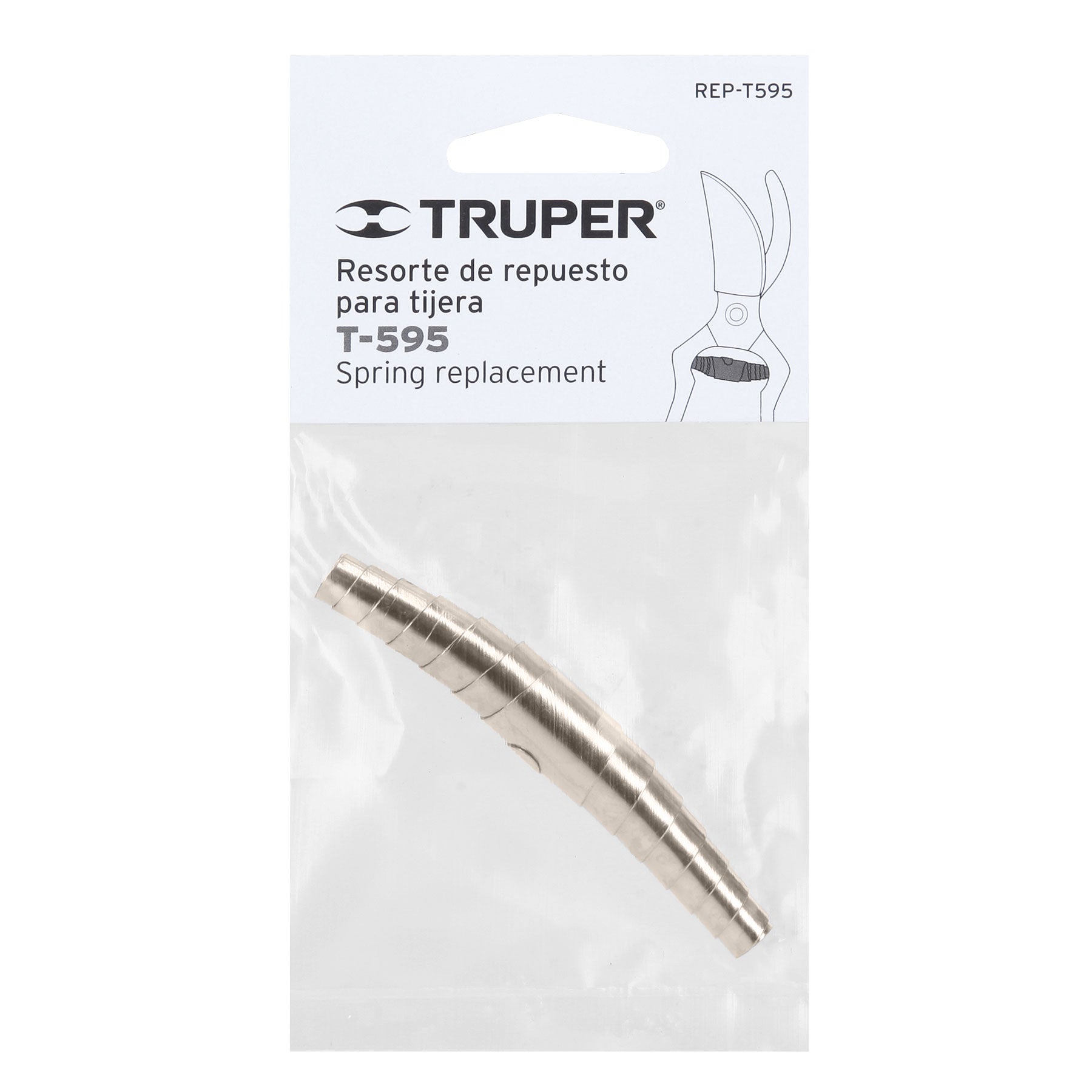 Resorte de repuesto para tijera T-595, TRUPER