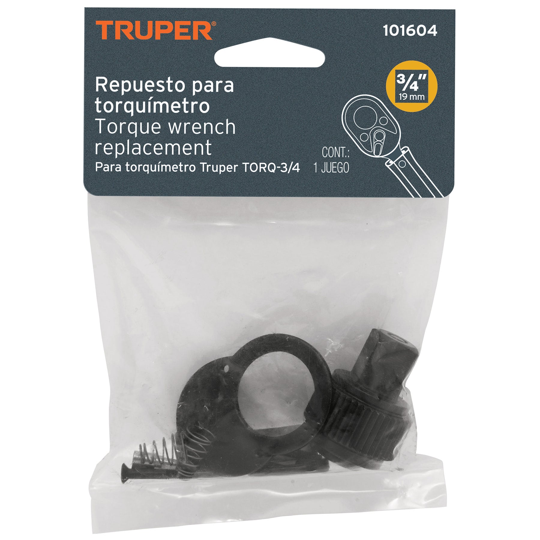 Repuestos para mango tipo torquímetro de 3/4", TRUPER