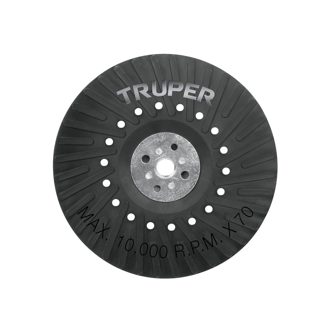 Respaldo para discos de lija 7", eje M14, TRUPER